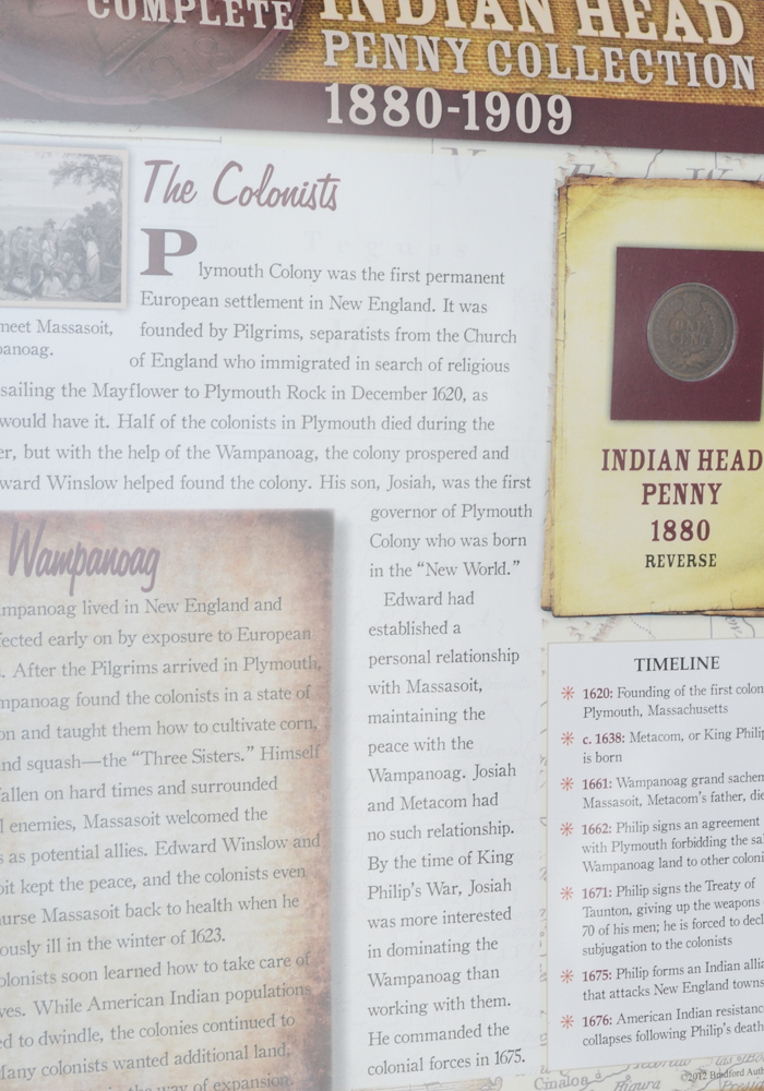 "The Complete Indian Head Penny Collection 1880-1909"