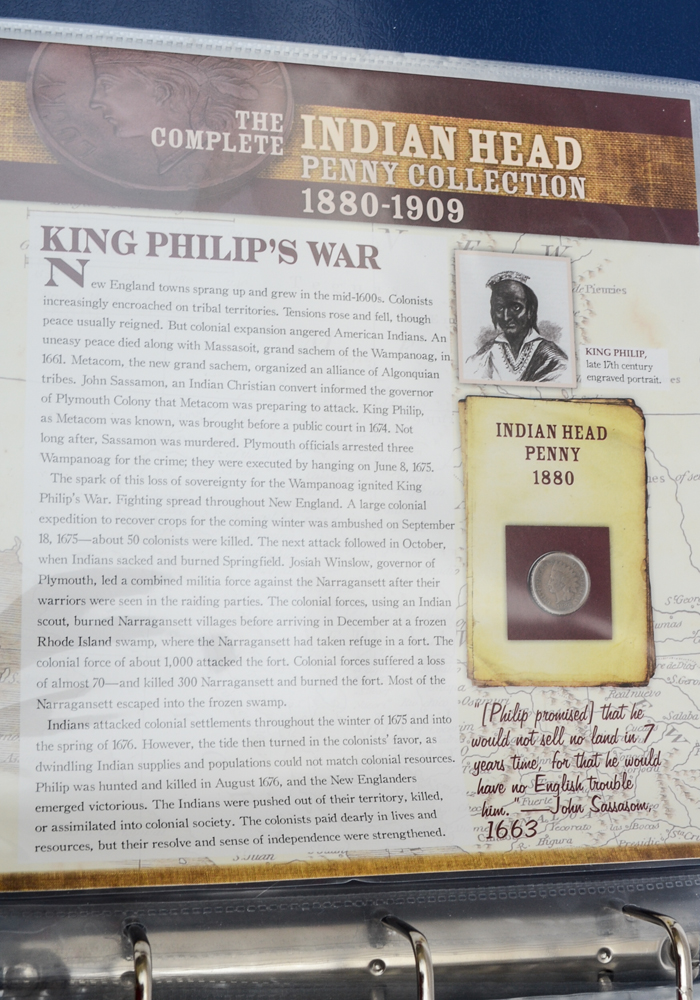 "The Complete Indian Head Penny Collection 1880-1909"