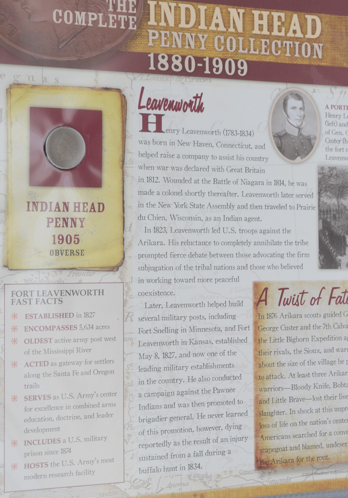 "The Complete Indian Head Penny Collection 1880-1909"