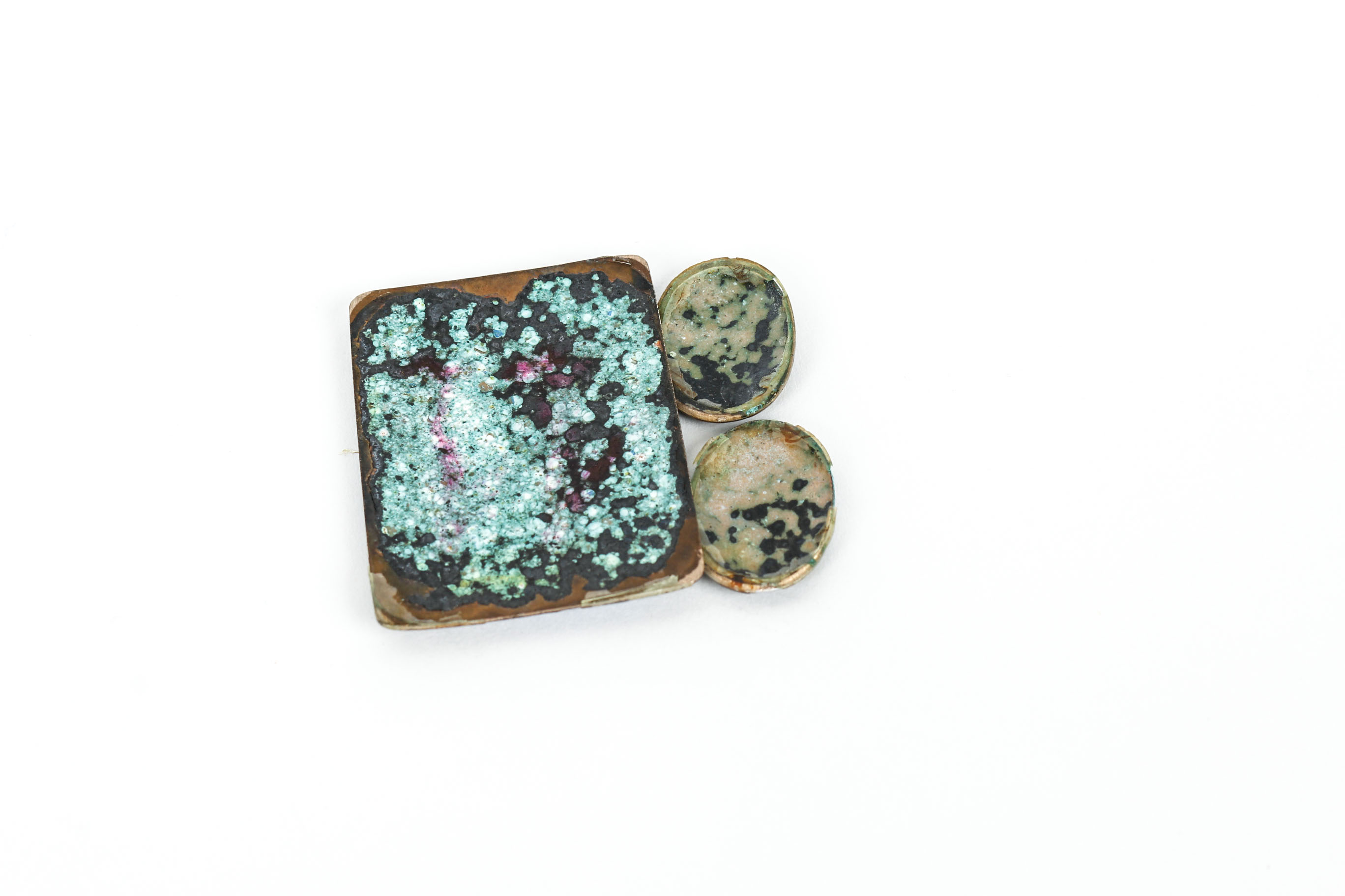 Vintage Enameled Pictures on Copper