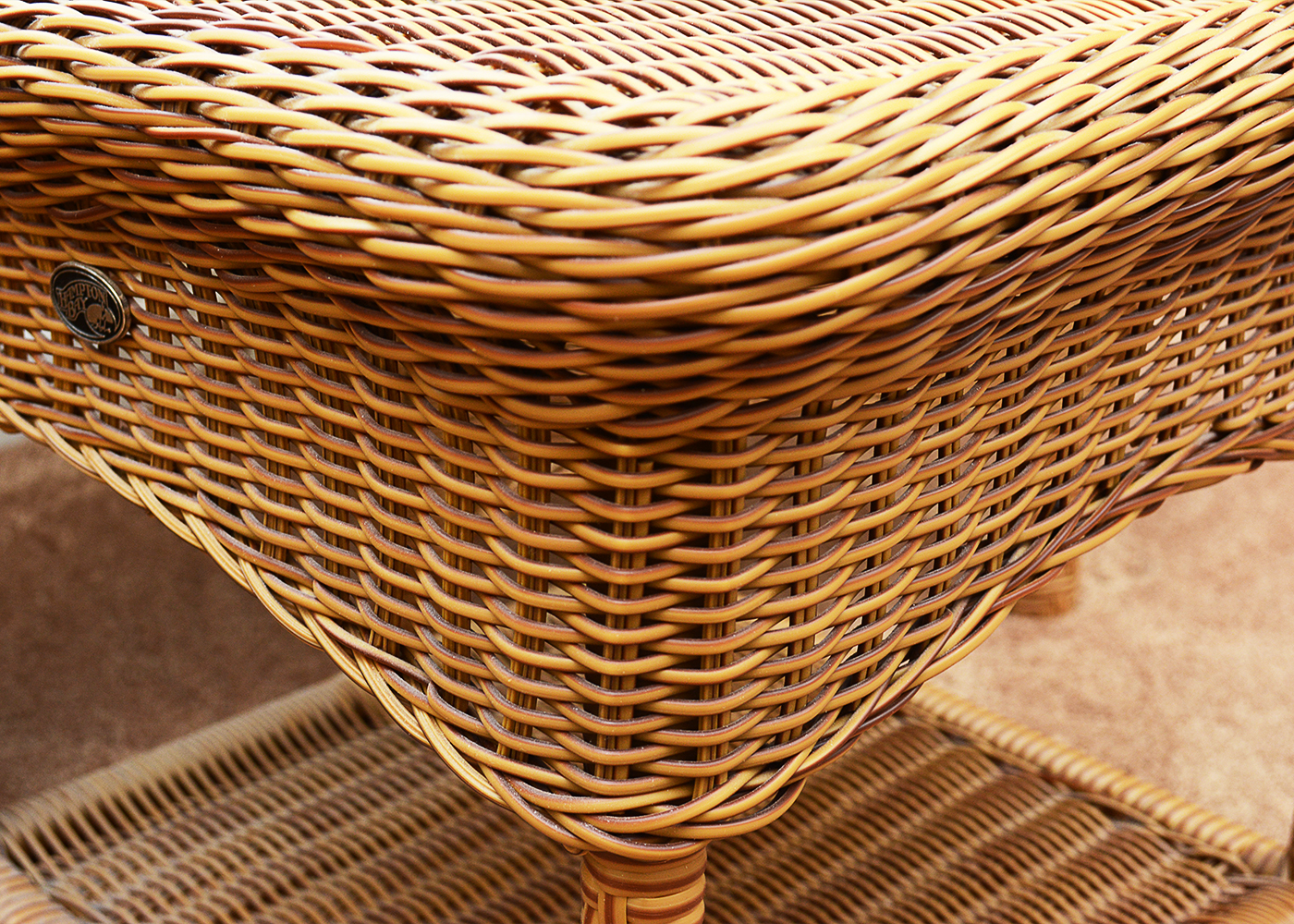 Hampton Bay Wicker Chairs and Side Table