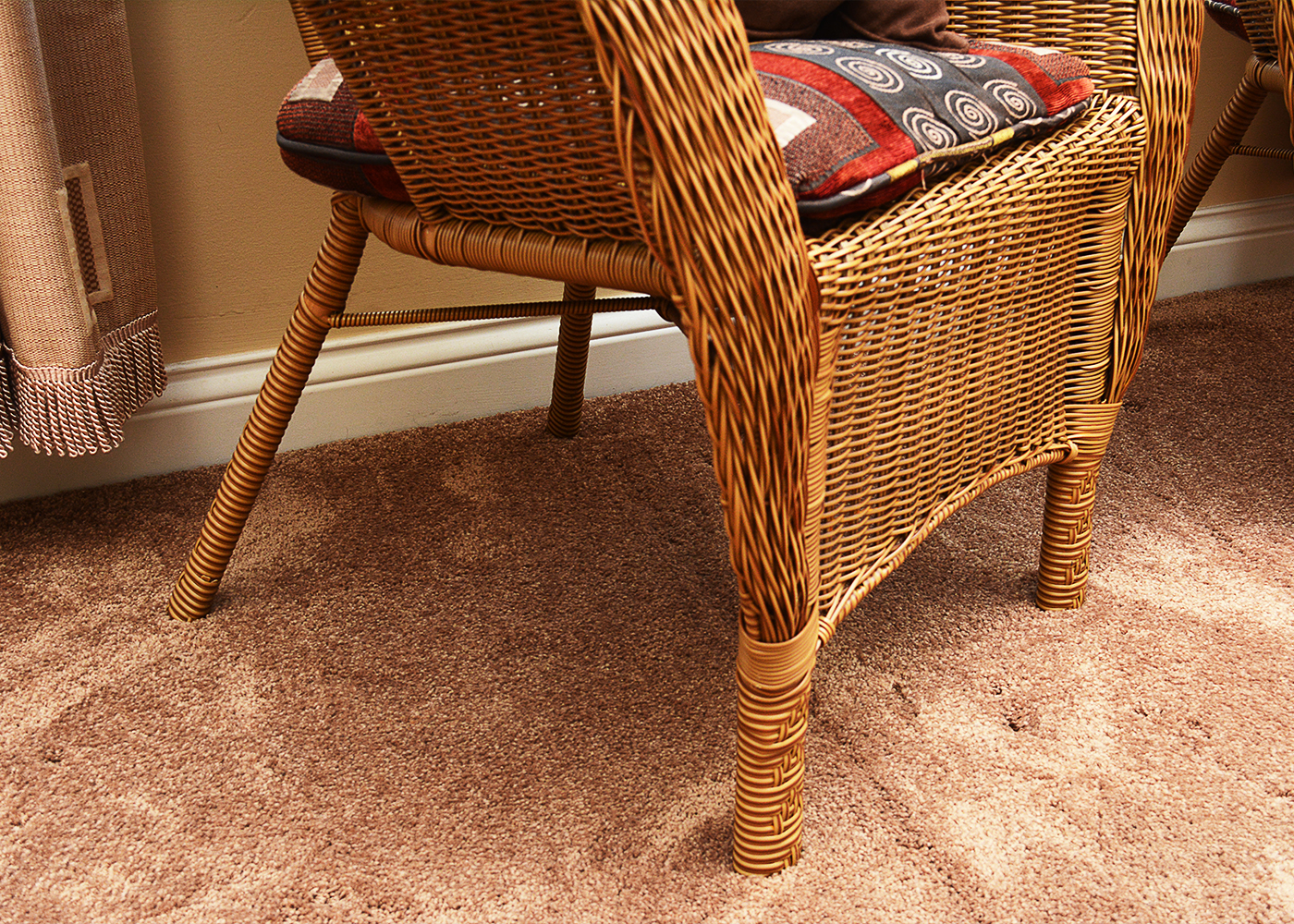 Hampton Bay Wicker Chairs and Side Table