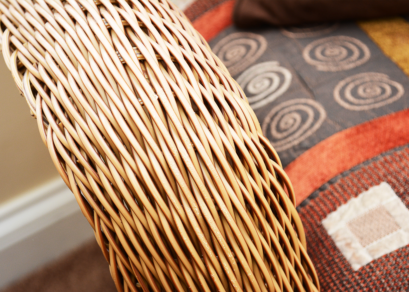 Hampton Bay Wicker Chairs and Side Table