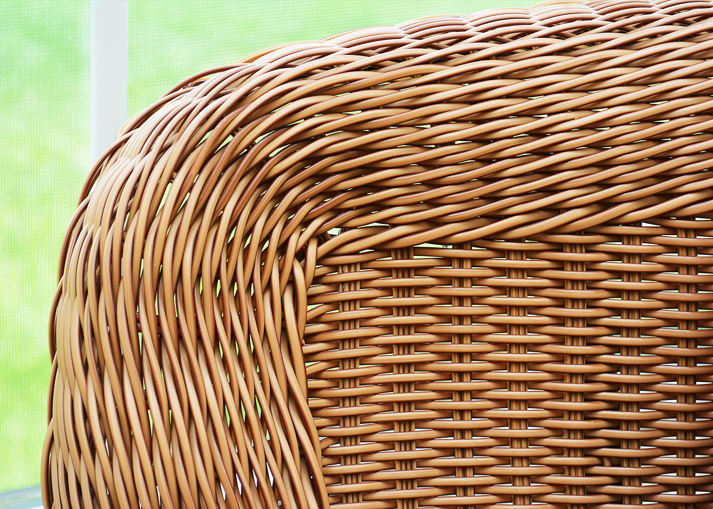 Hampton Bay Wicker Chairs and Side Table