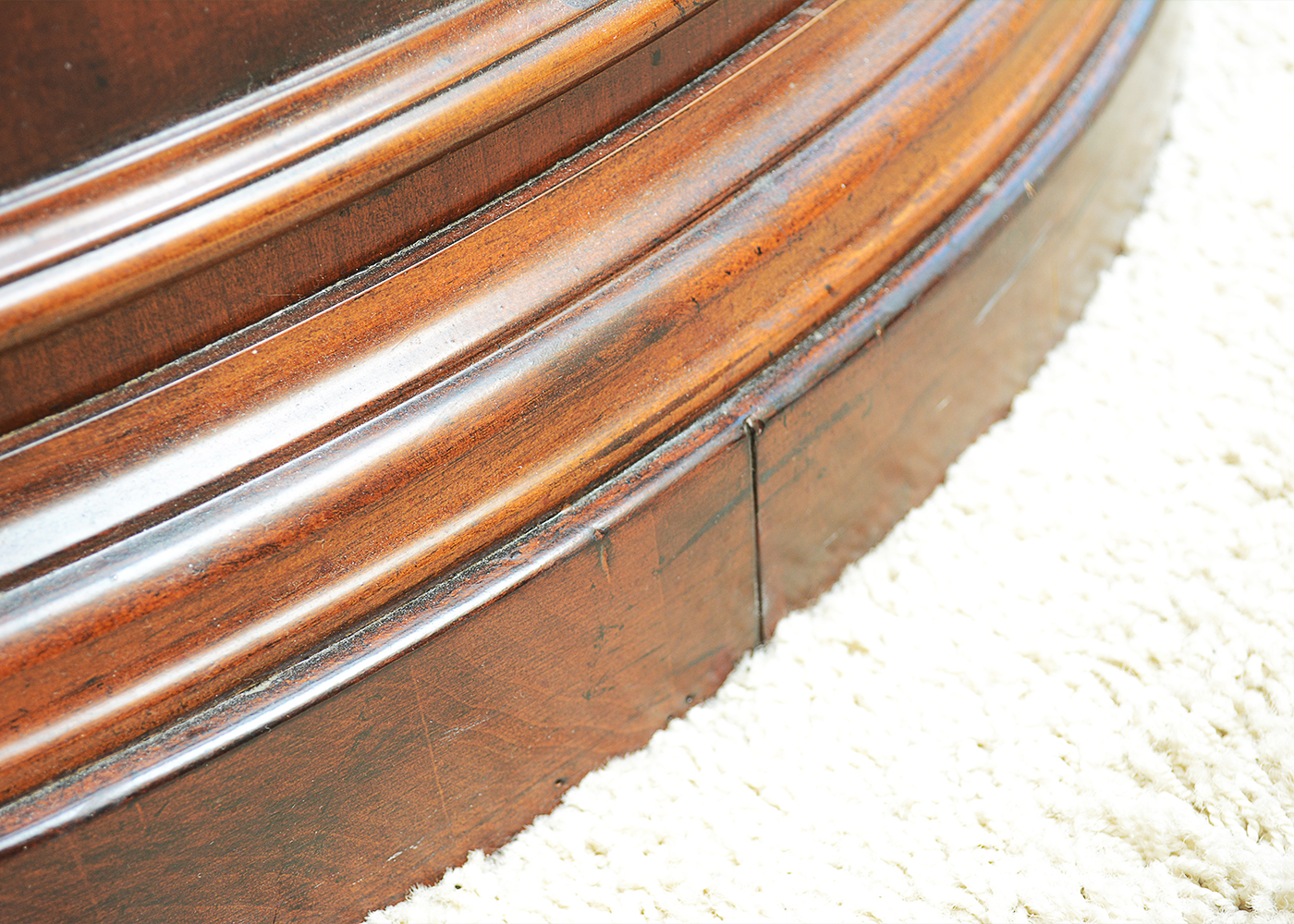 Hooker Kidney-Shaped Executive Desk and Baird Presidential Chair