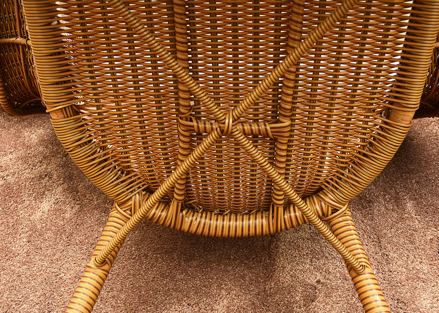 Hampton Bay Wicker Chairs and Side Table