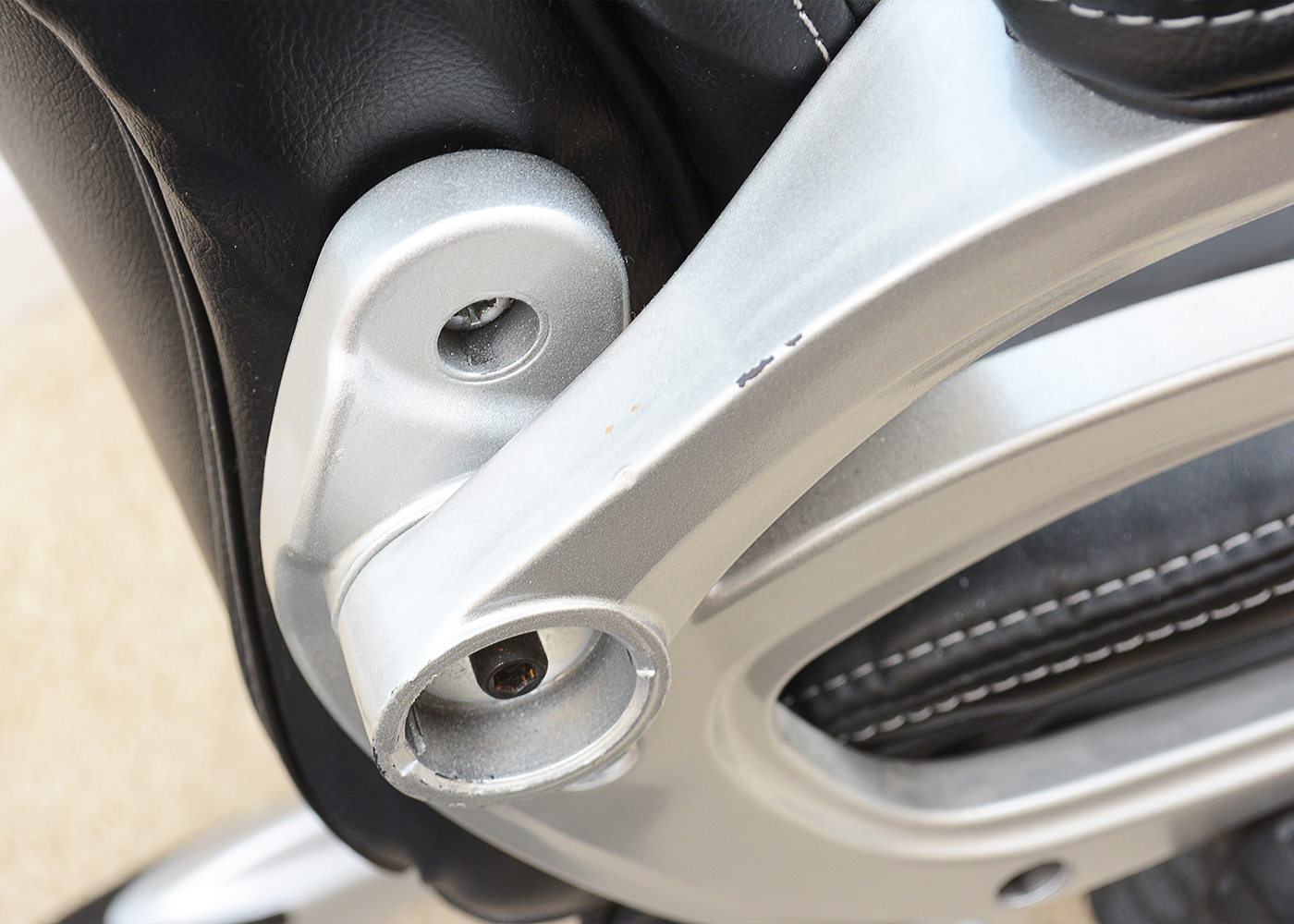 Hooker Kidney-Shaped Executive Desk and Baird Presidential Chair