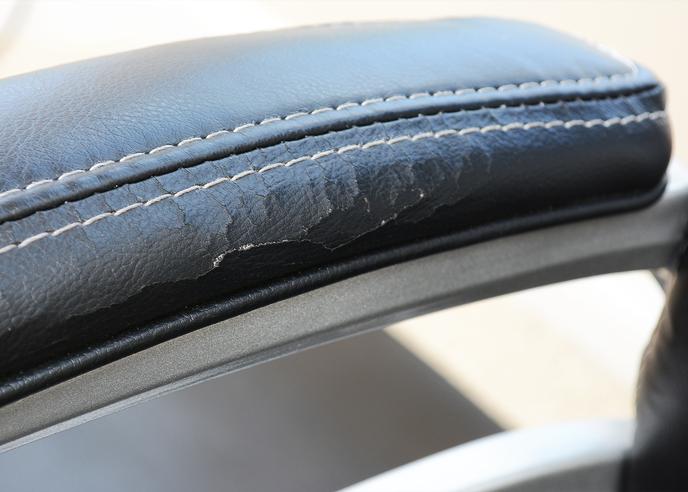 Hooker Kidney-Shaped Executive Desk and Baird Presidential Chair