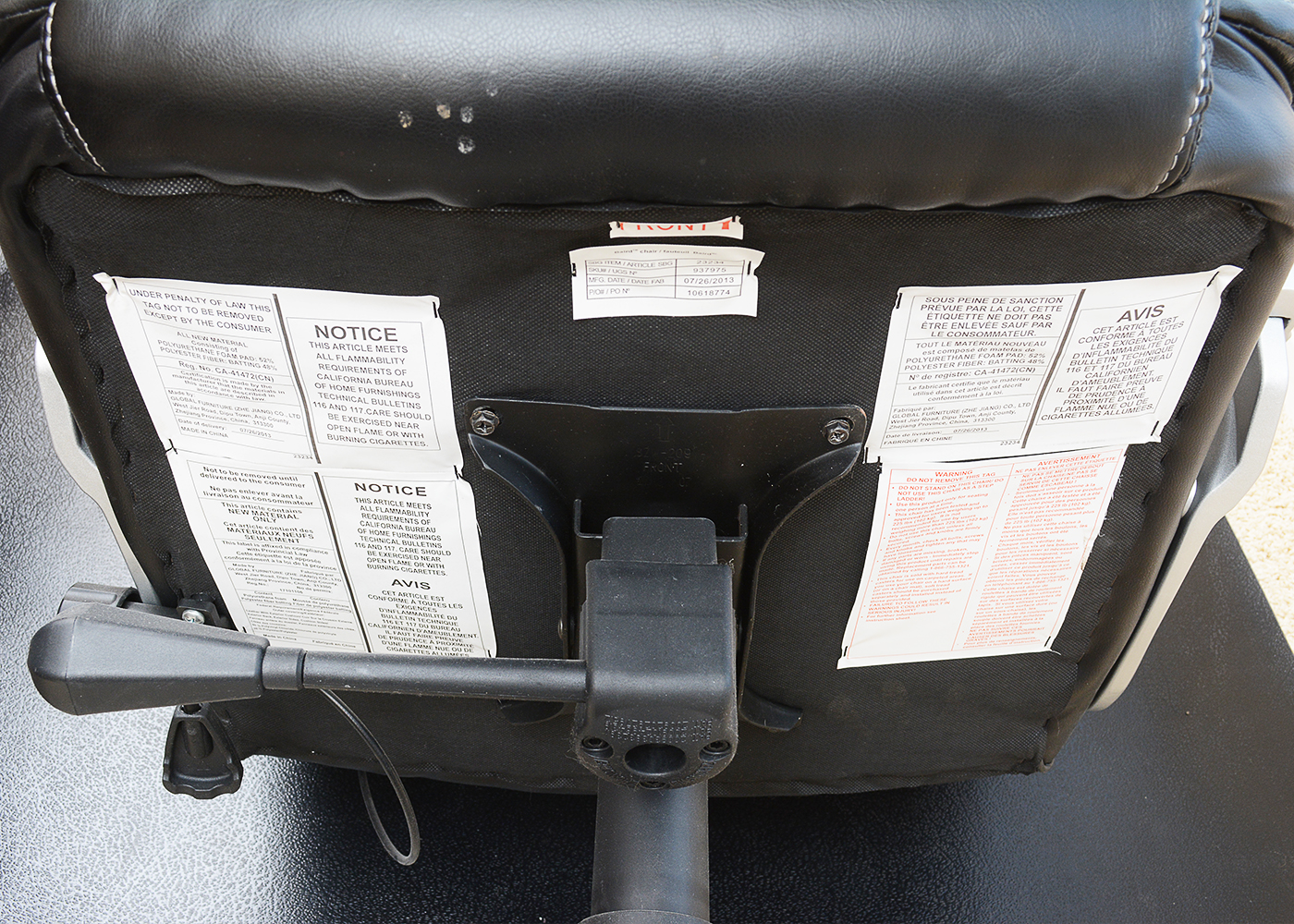Hooker Kidney-Shaped Executive Desk and Baird Presidential Chair