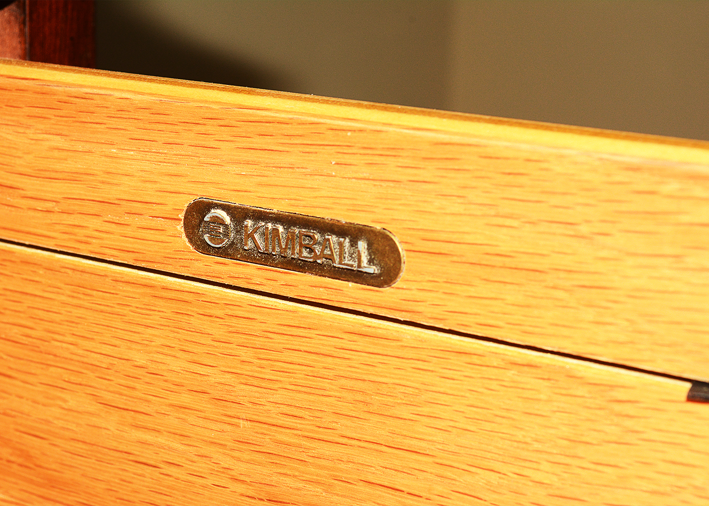 Hooker Kidney-Shaped Executive Desk and Baird Presidential Chair