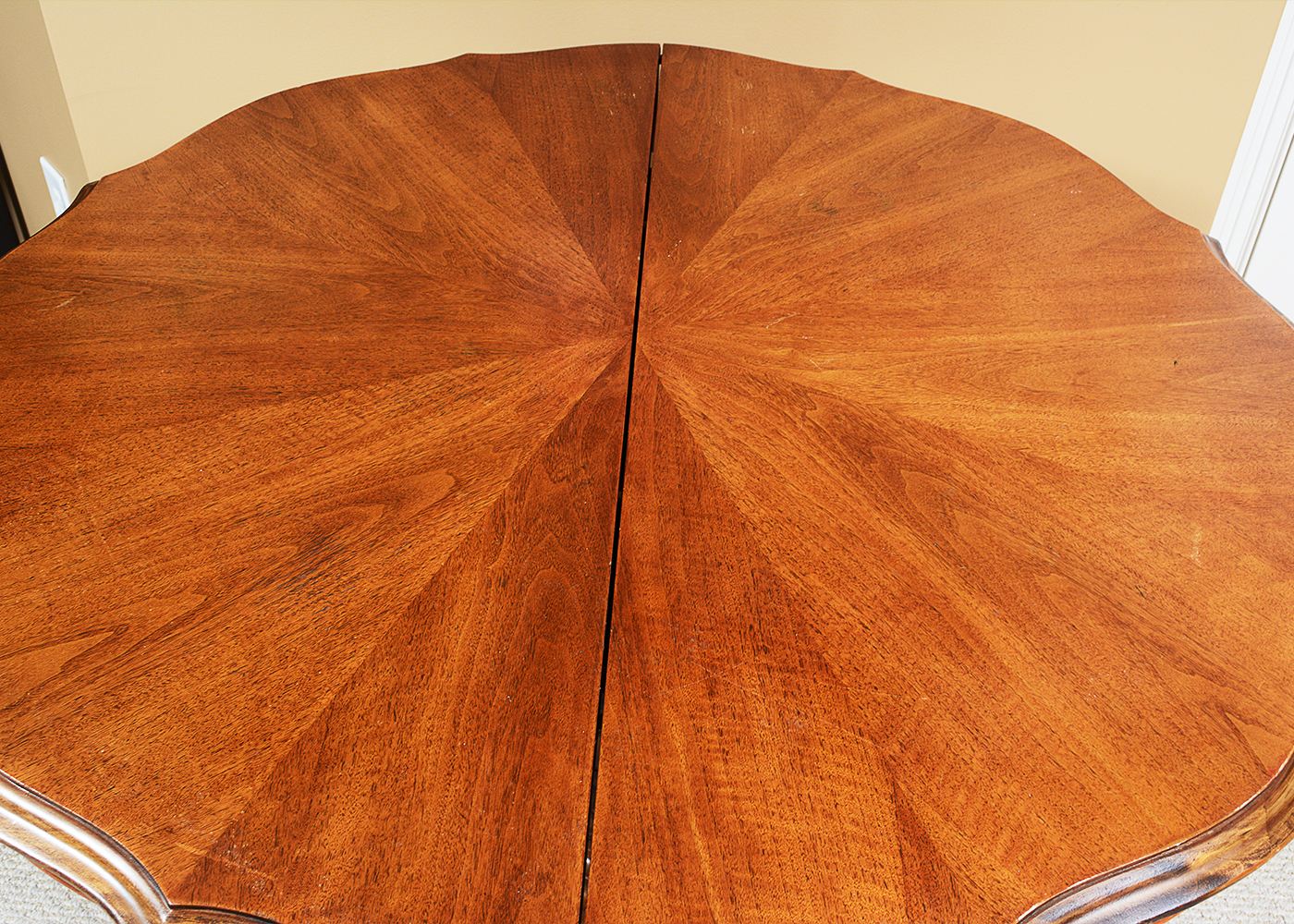 "White Furniture Company" Wood Pedestal Table