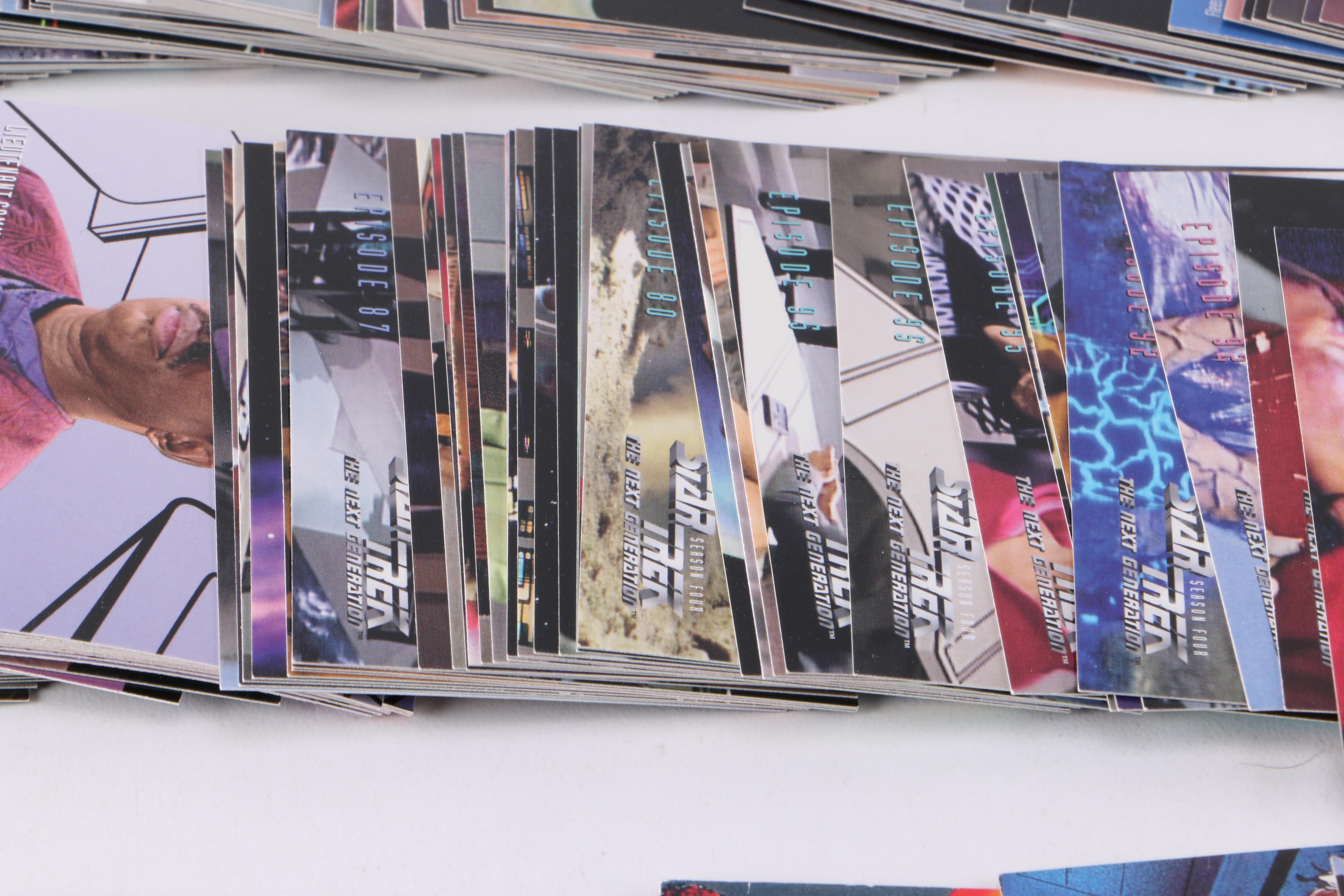 "Star Trek: The Next Generation" and Other Vintage Trading Cards