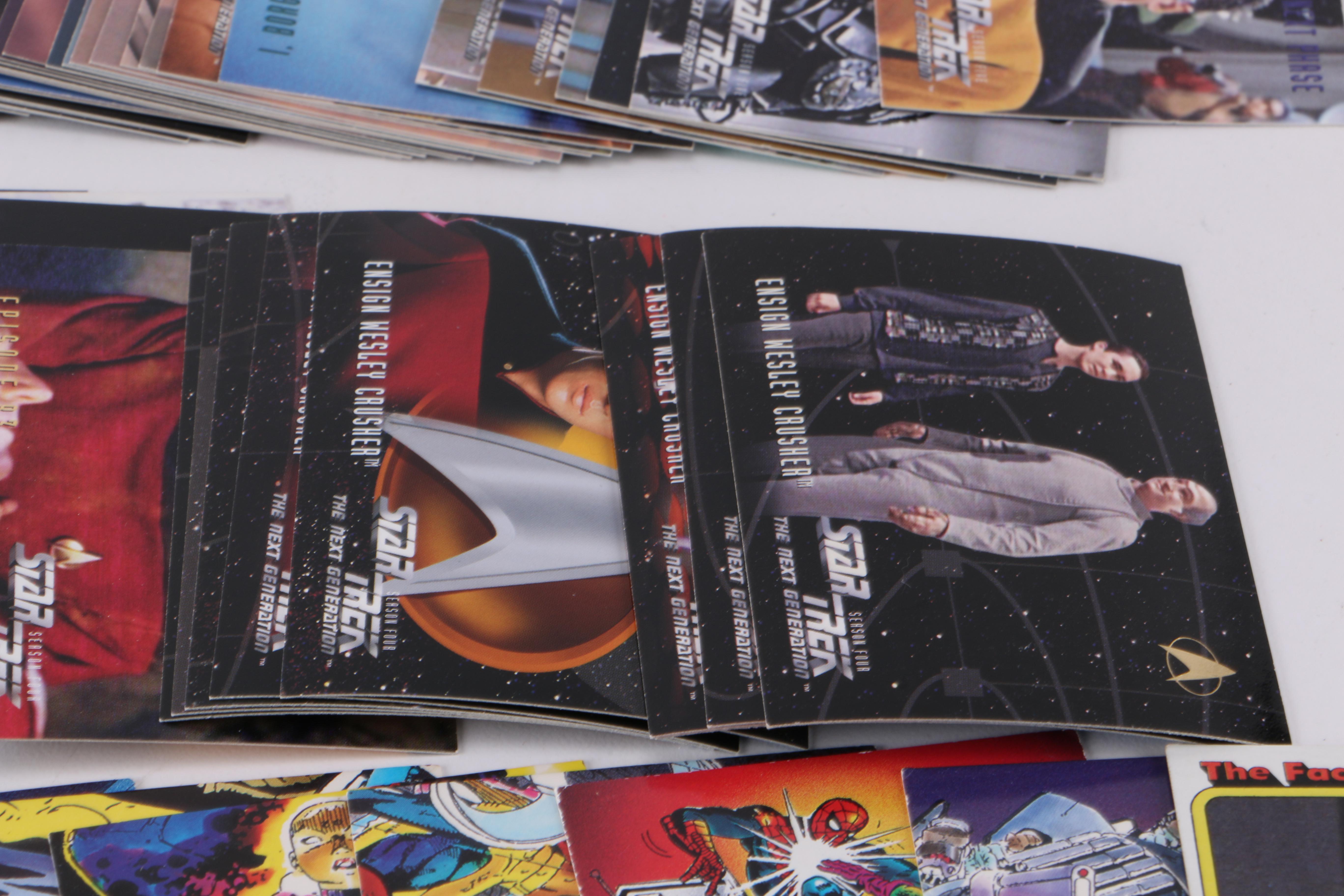 "Star Trek: The Next Generation" and Other Vintage Trading Cards