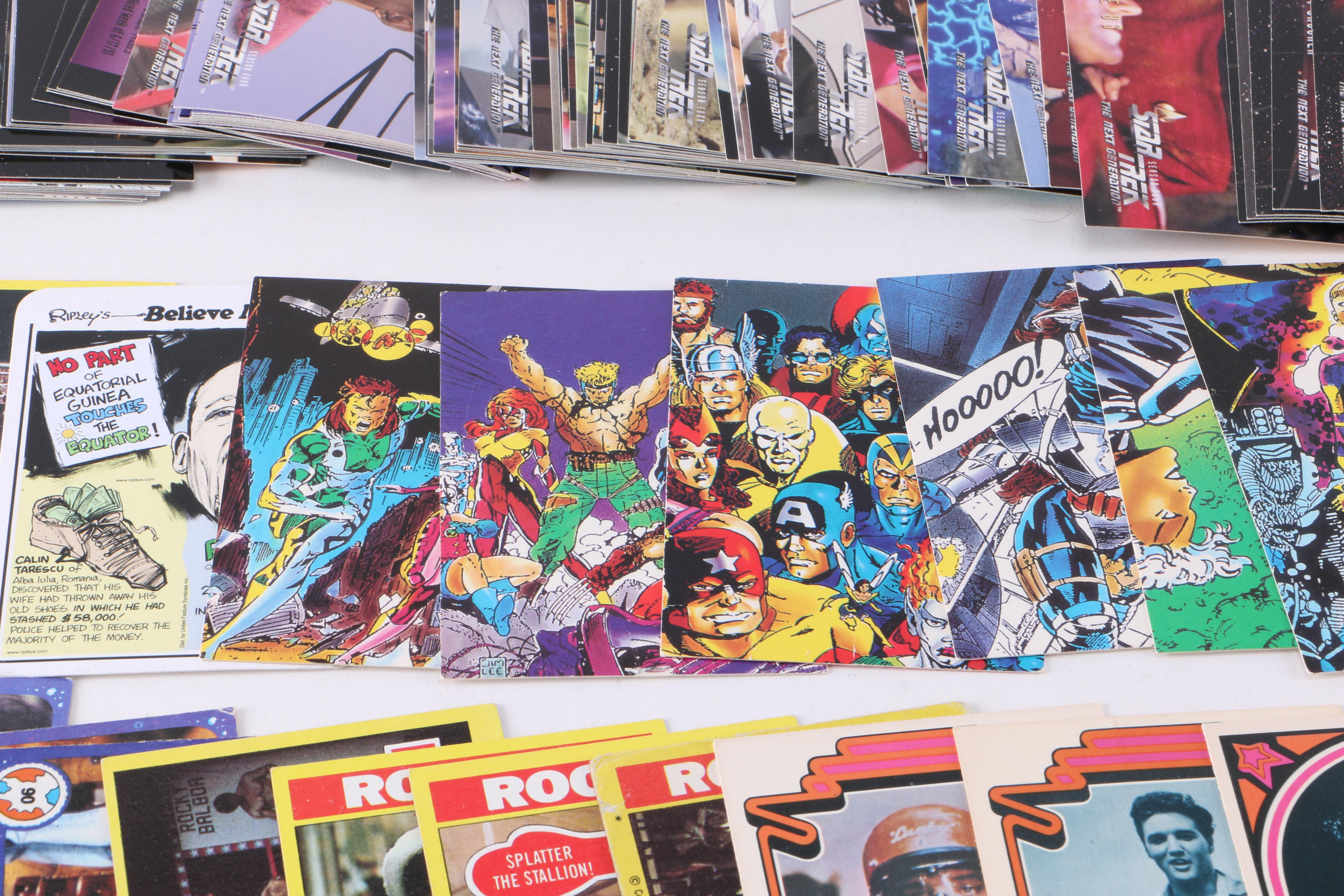 "Star Trek: The Next Generation" and Other Vintage Trading Cards