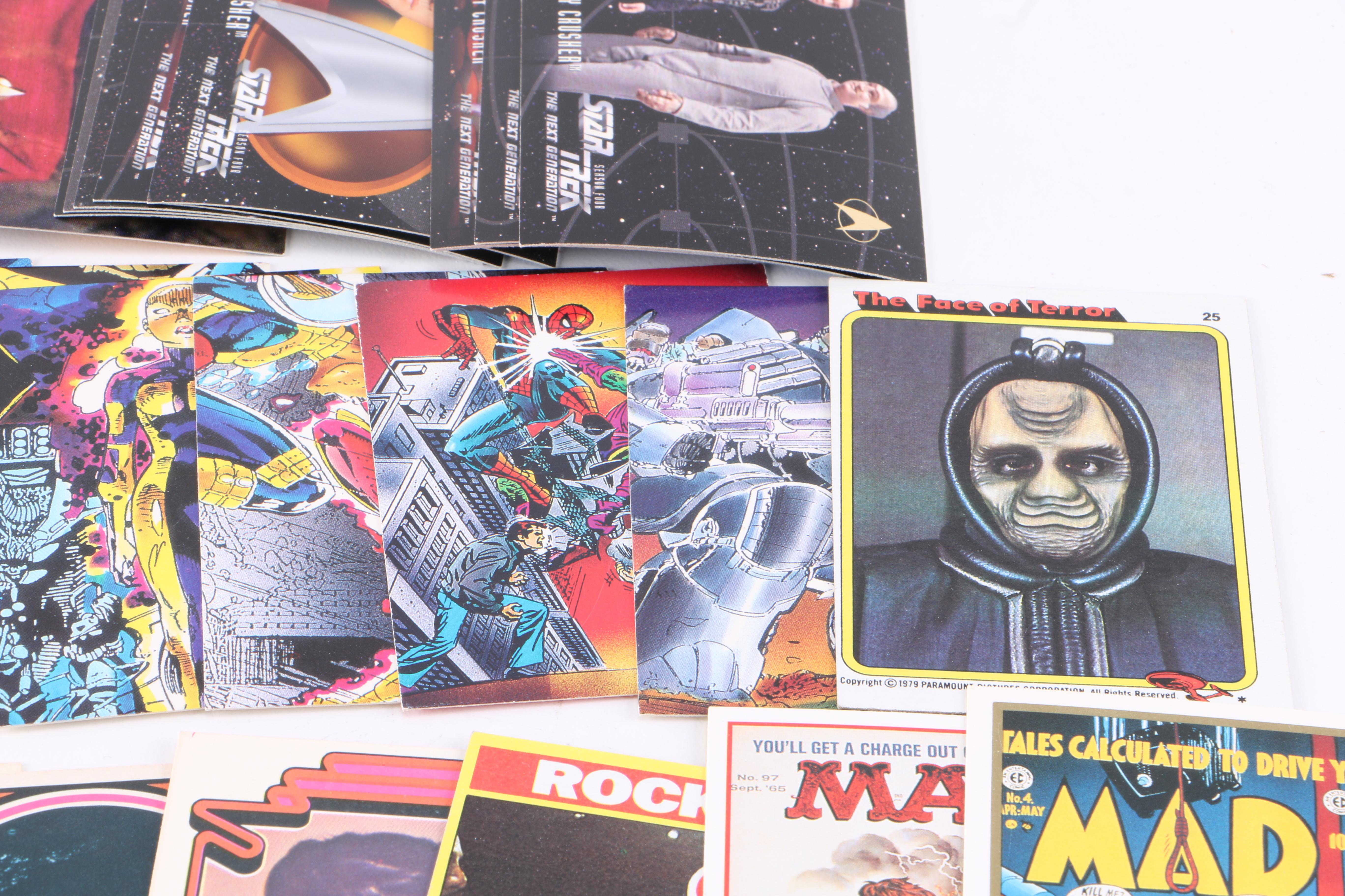 "Star Trek: The Next Generation" and Other Vintage Trading Cards