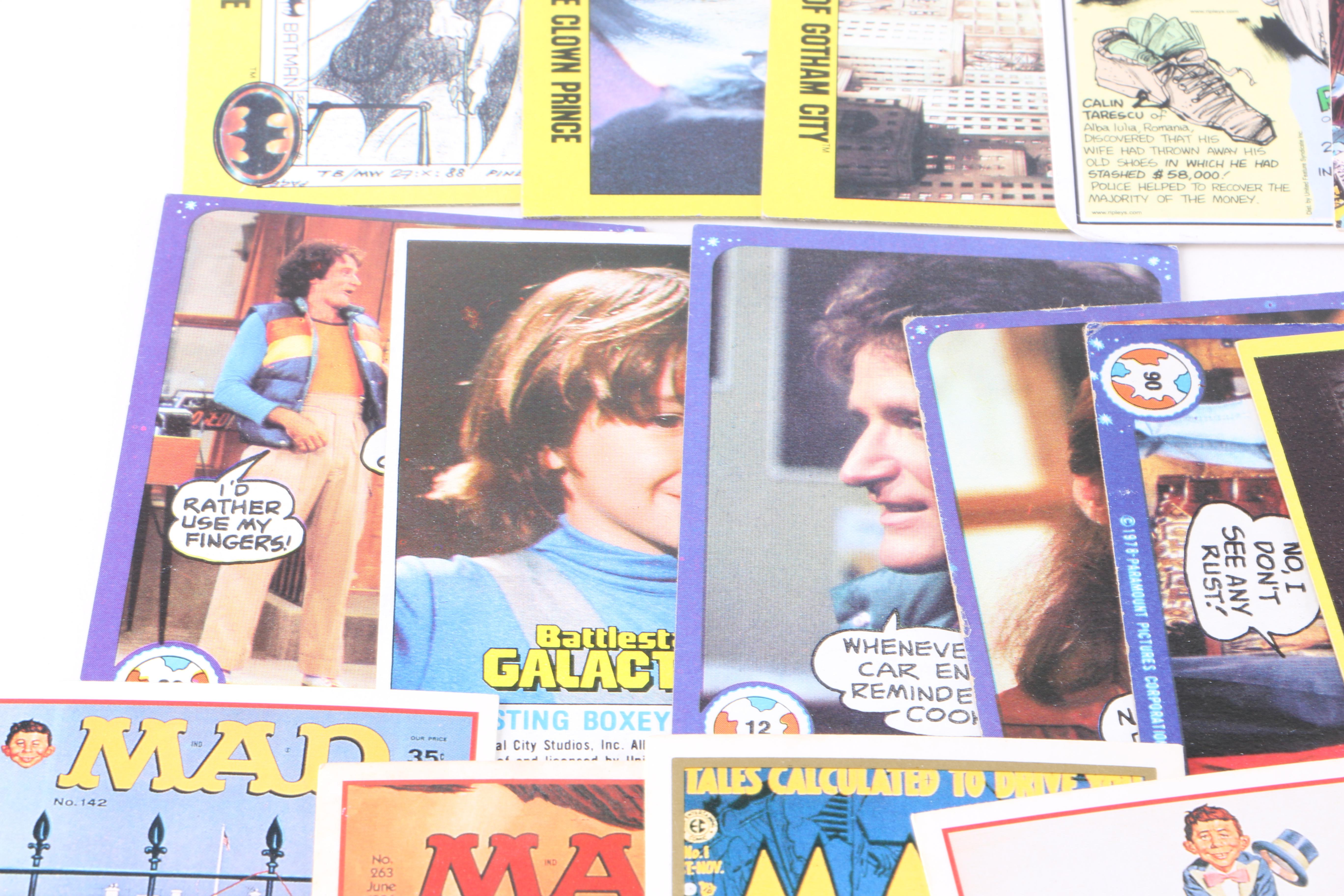 "Star Trek: The Next Generation" and Other Vintage Trading Cards