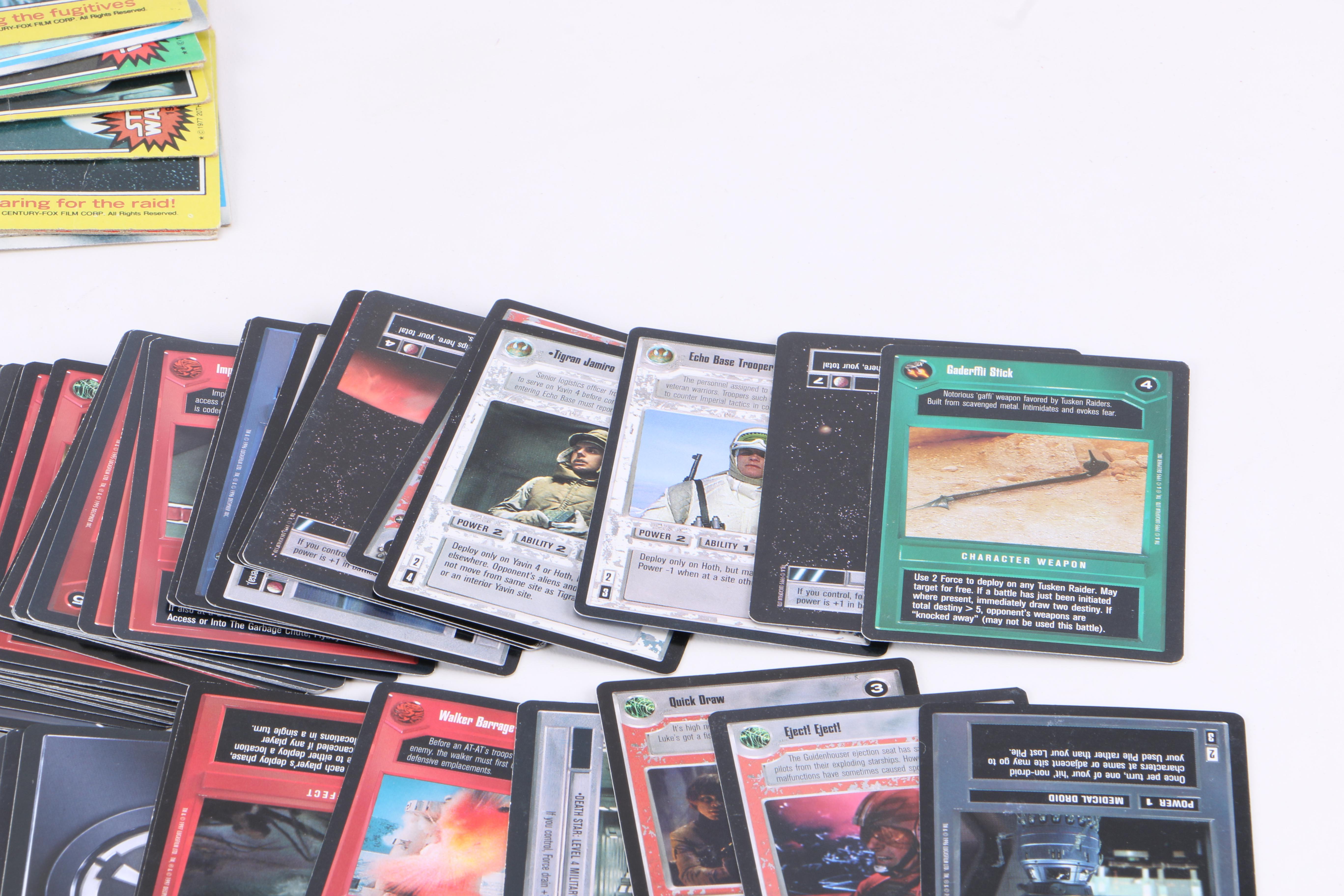 Assortment of “Star Wars” Cards