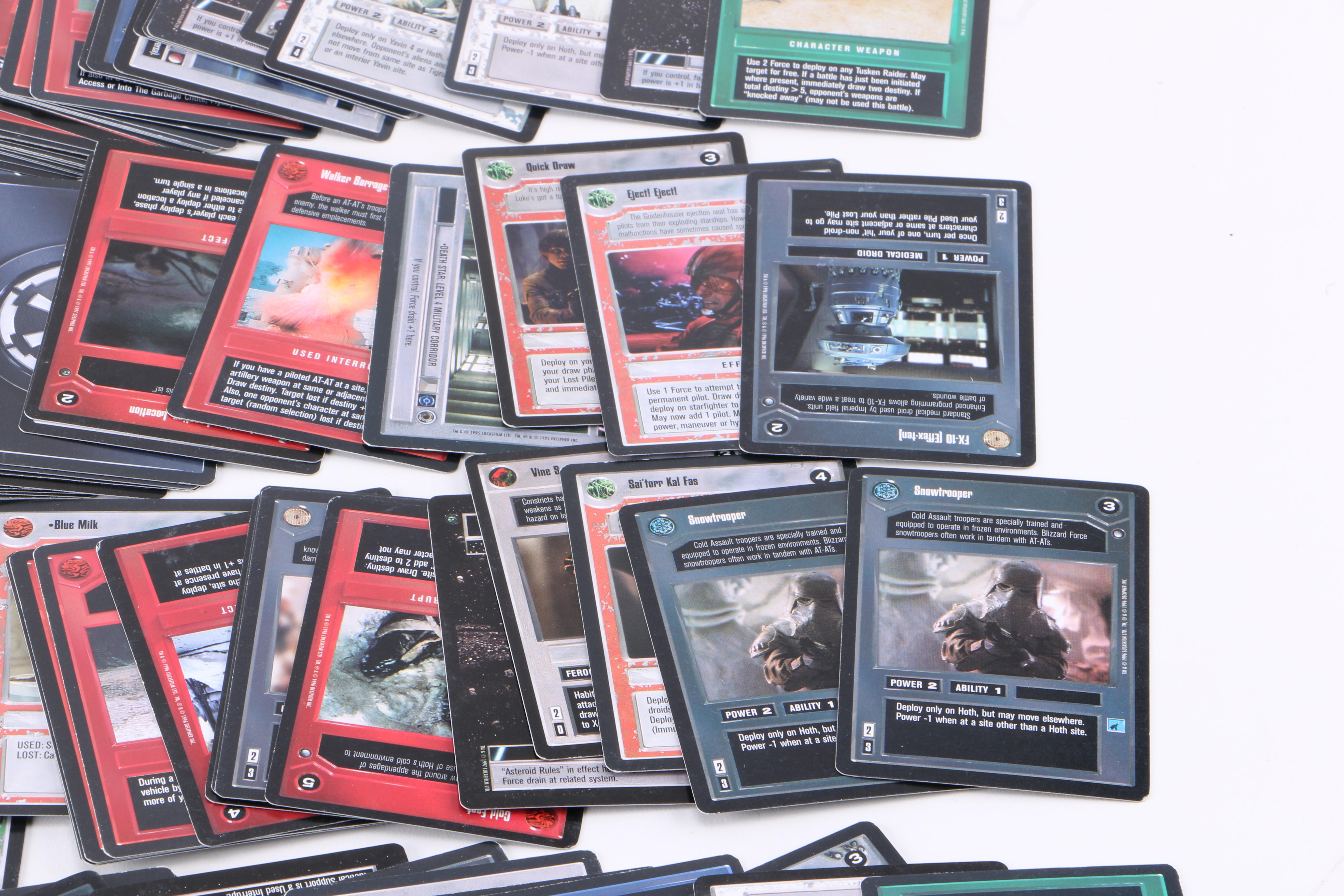 Assortment of “Star Wars” Cards