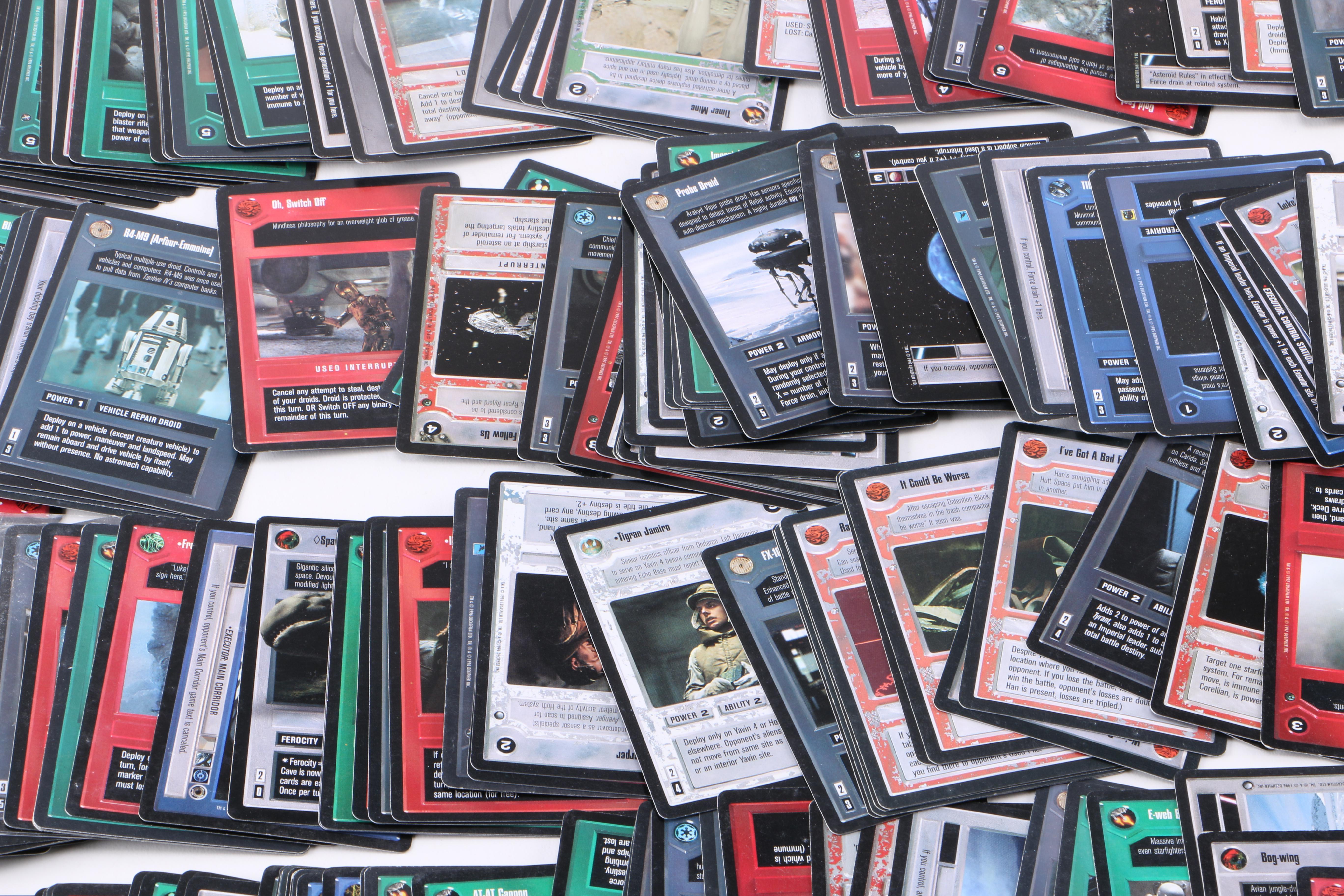 Assortment of “Star Wars” Cards