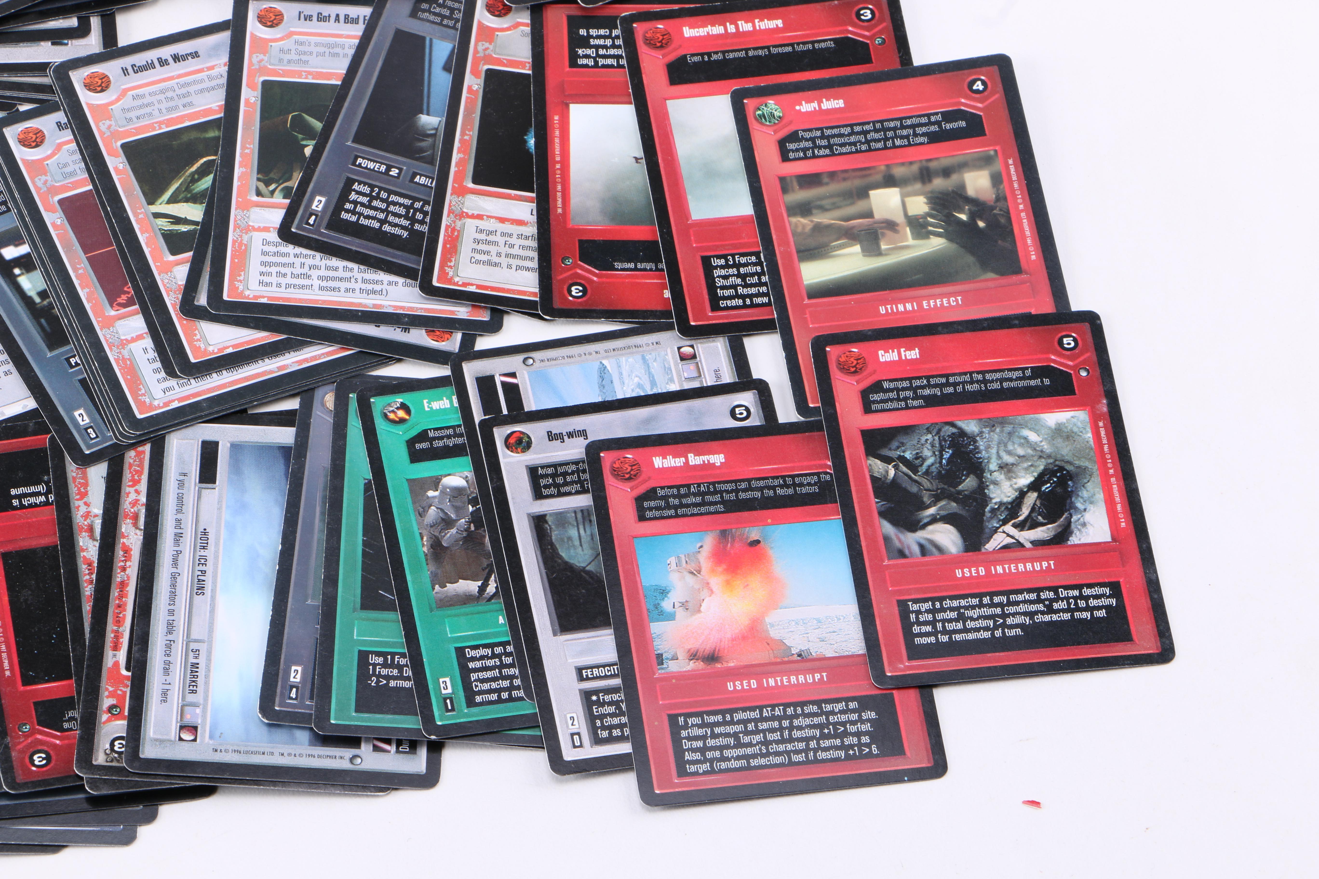 Assortment of “Star Wars” Cards