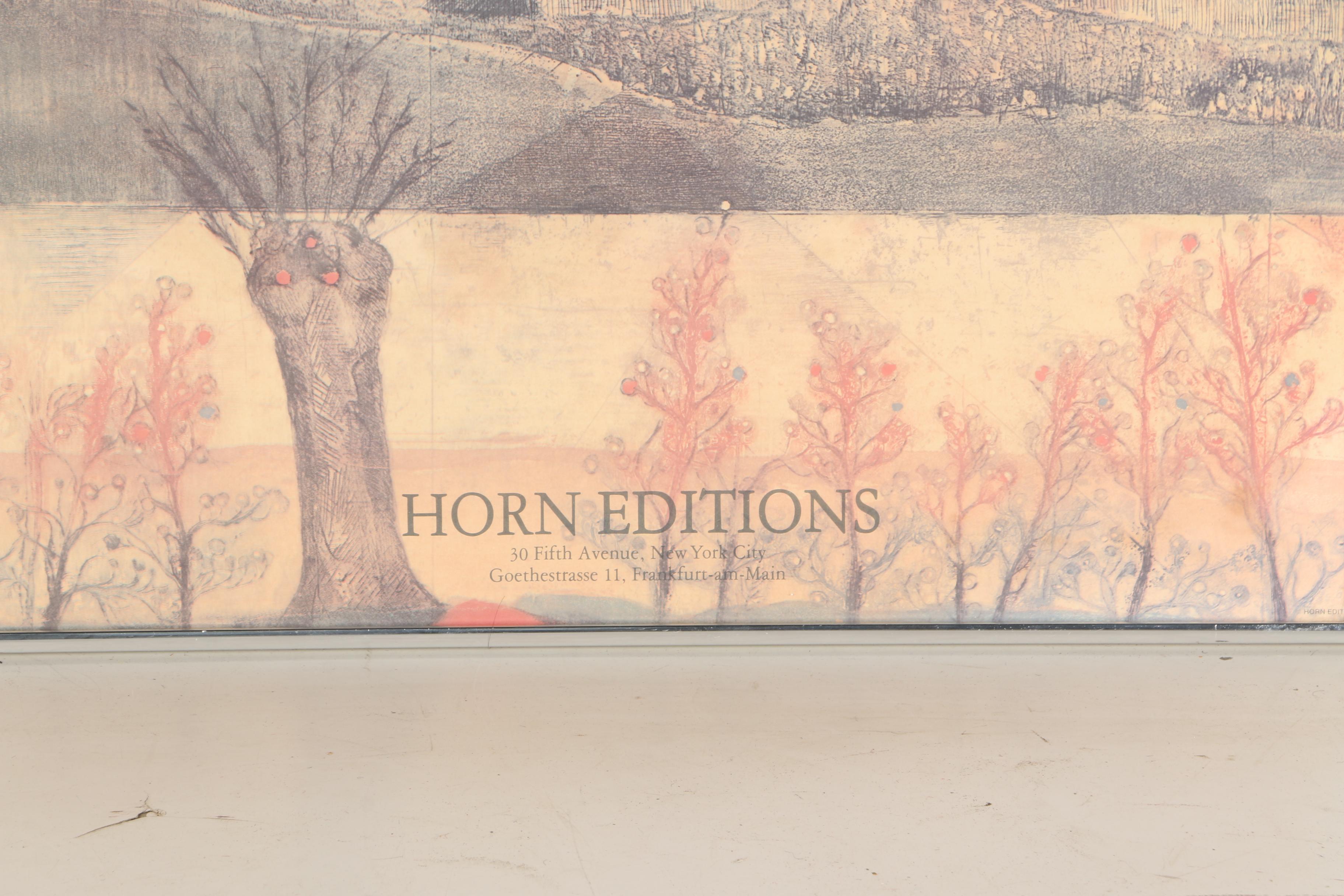 Offset Lithograph After Rene Carcan