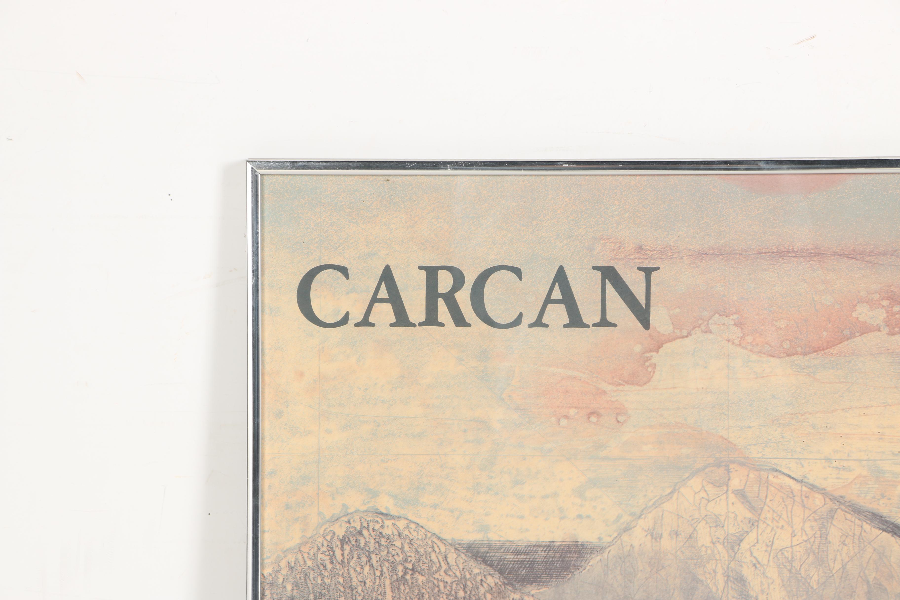 Offset Lithograph After Rene Carcan