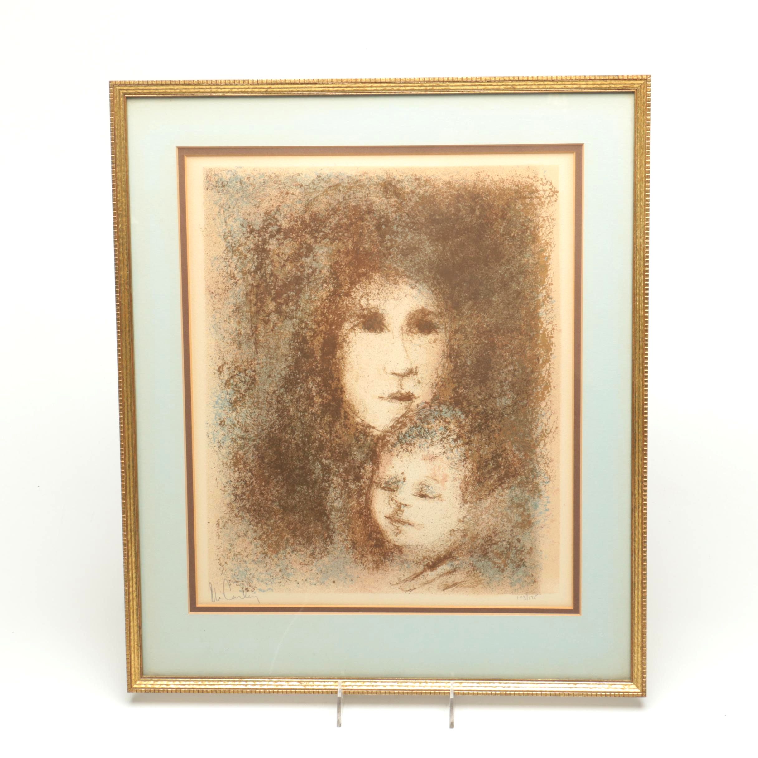 Bill McCauley Limited Edition Lithograph "Mother and Baby"