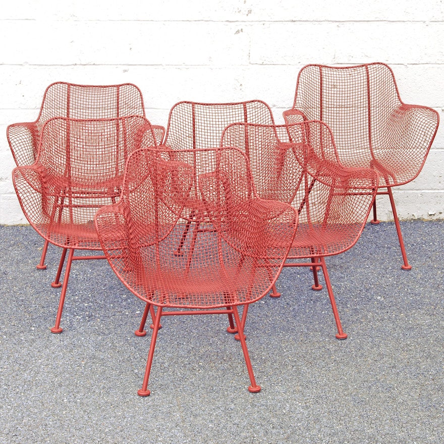 Mid Century Modern Russel Woodard "Sculptura" Lounge Chairs