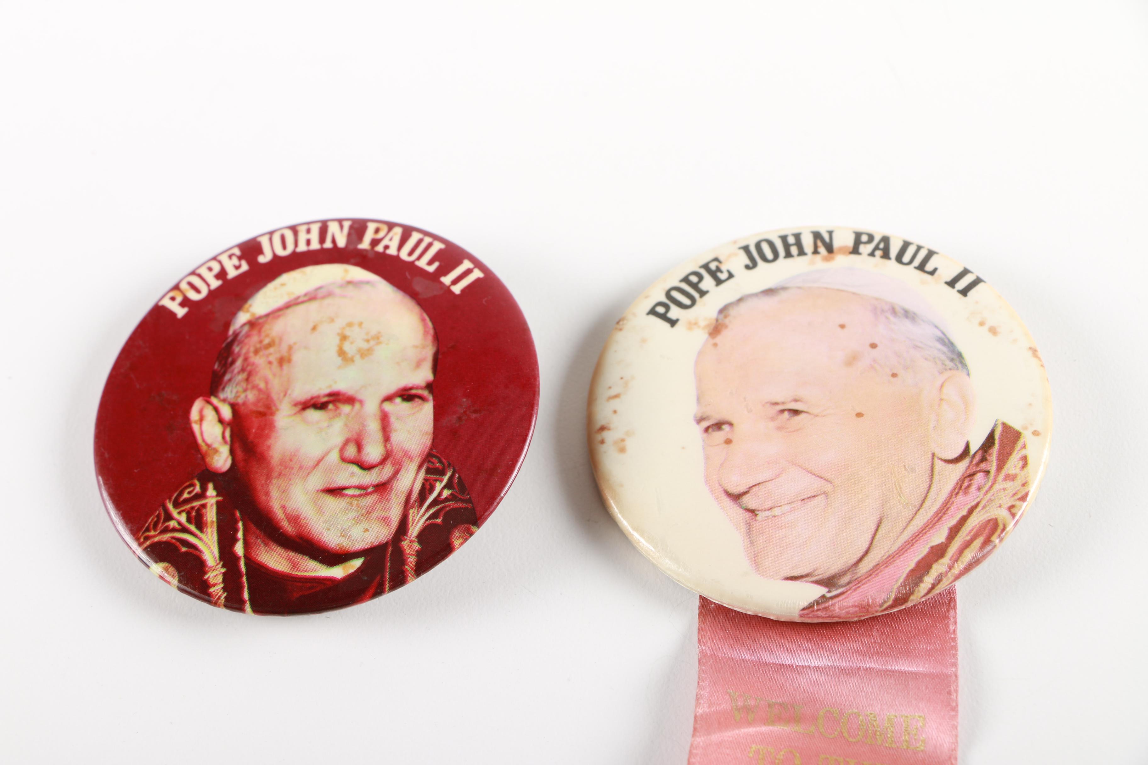 Vintage Political and Religious Buttons