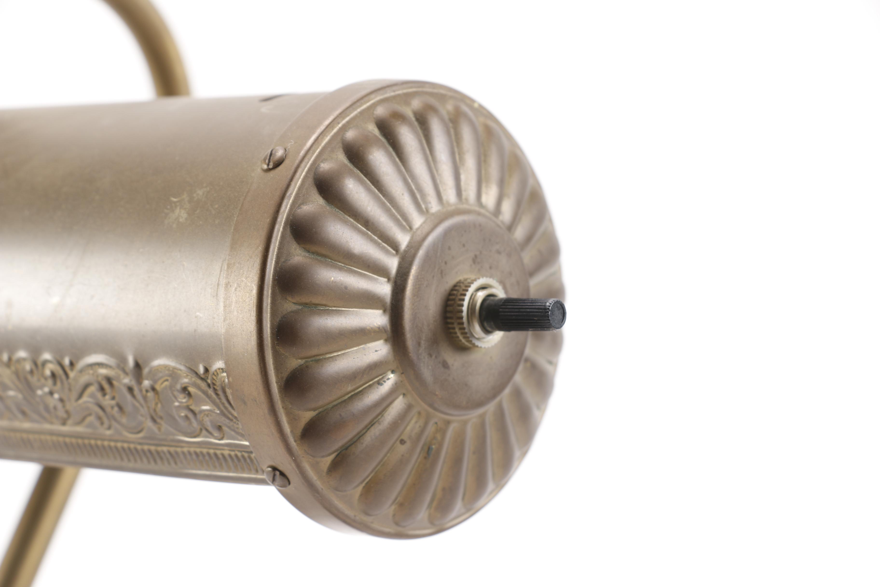 Vintage Bronze Tone Desk Lamp