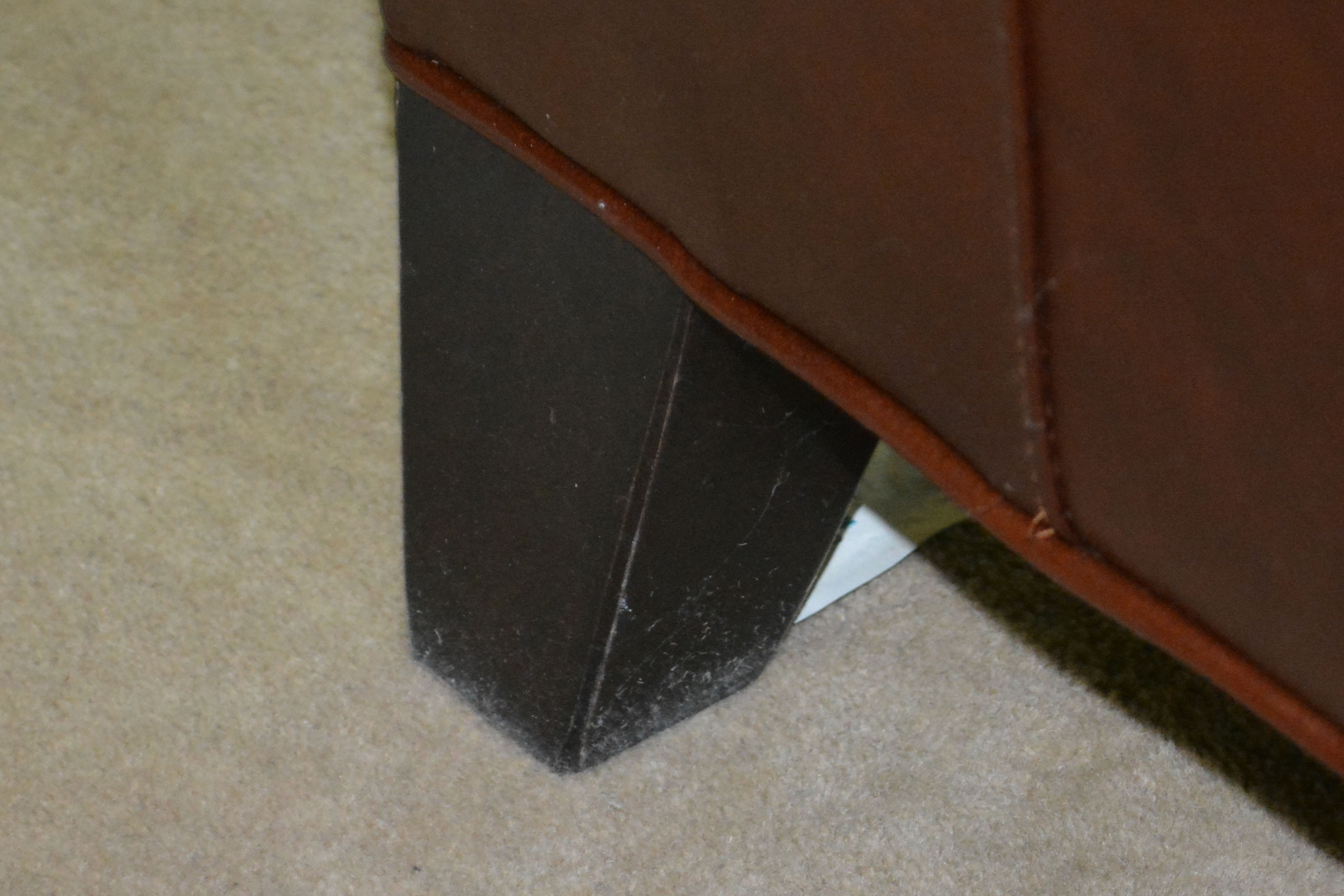 Leather Club Chair by Crate and Barrel