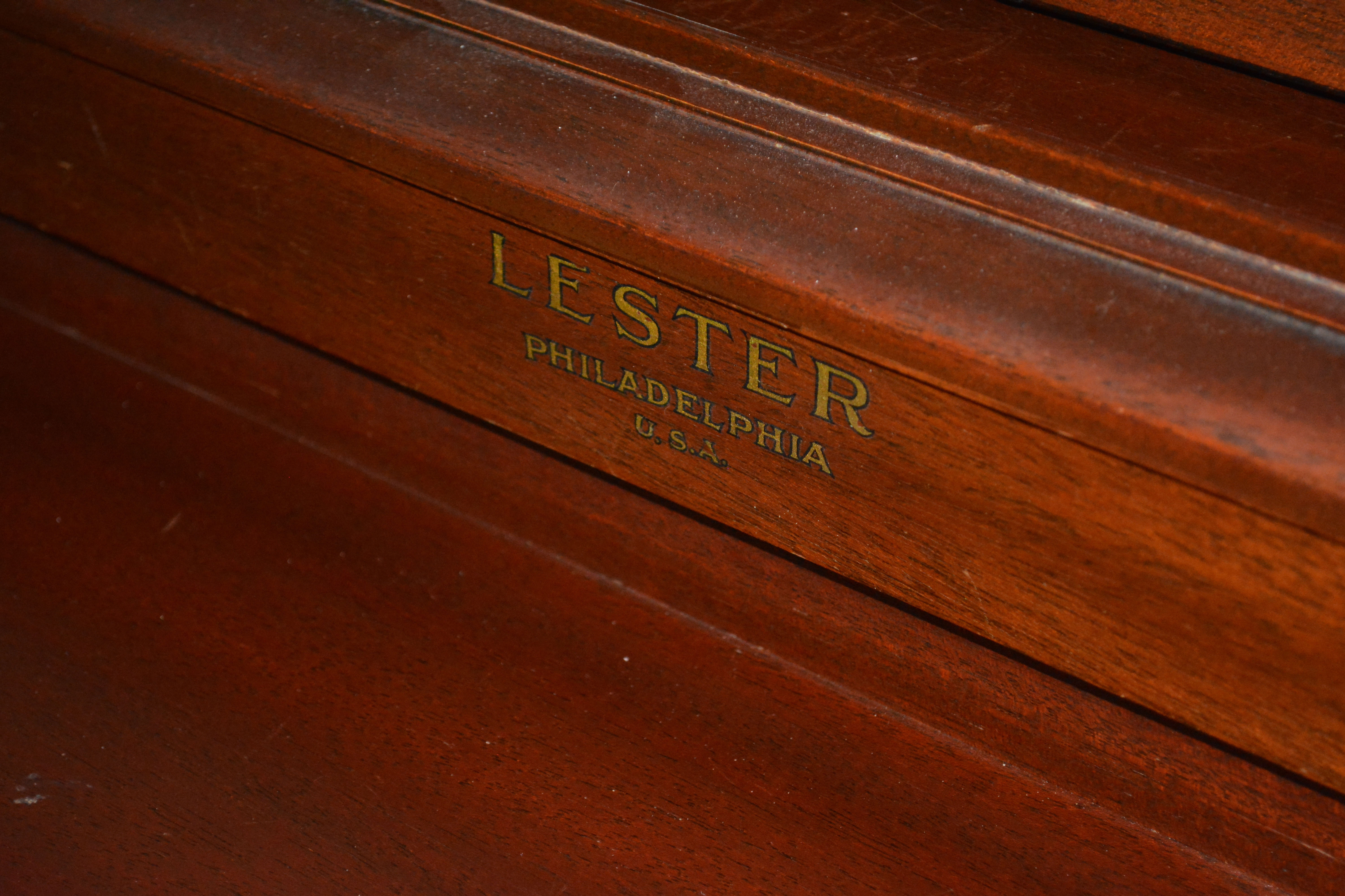 1960s Betsy Ross Spinet Upright Piano by Lester