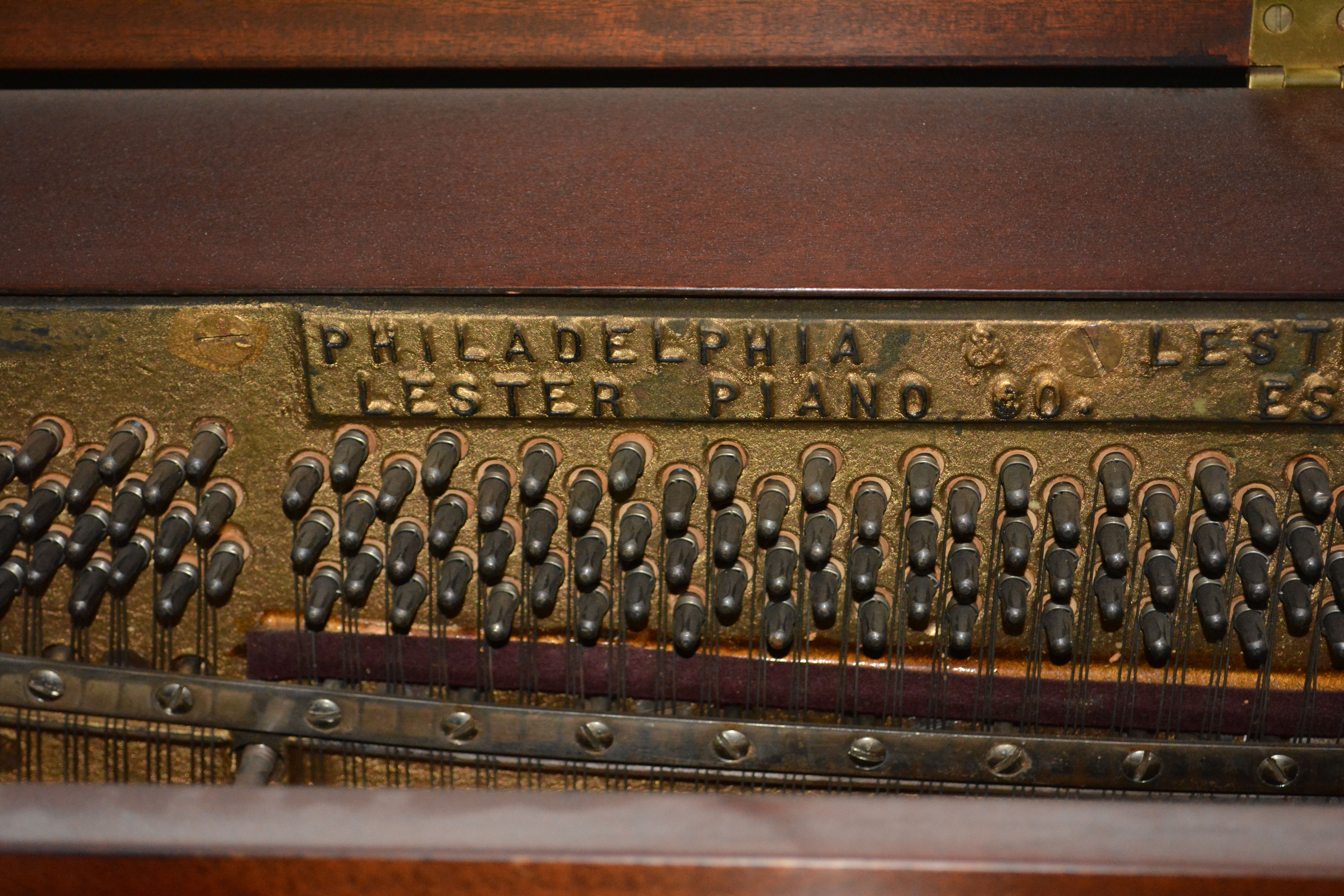 1960s Betsy Ross Spinet Upright Piano by Lester