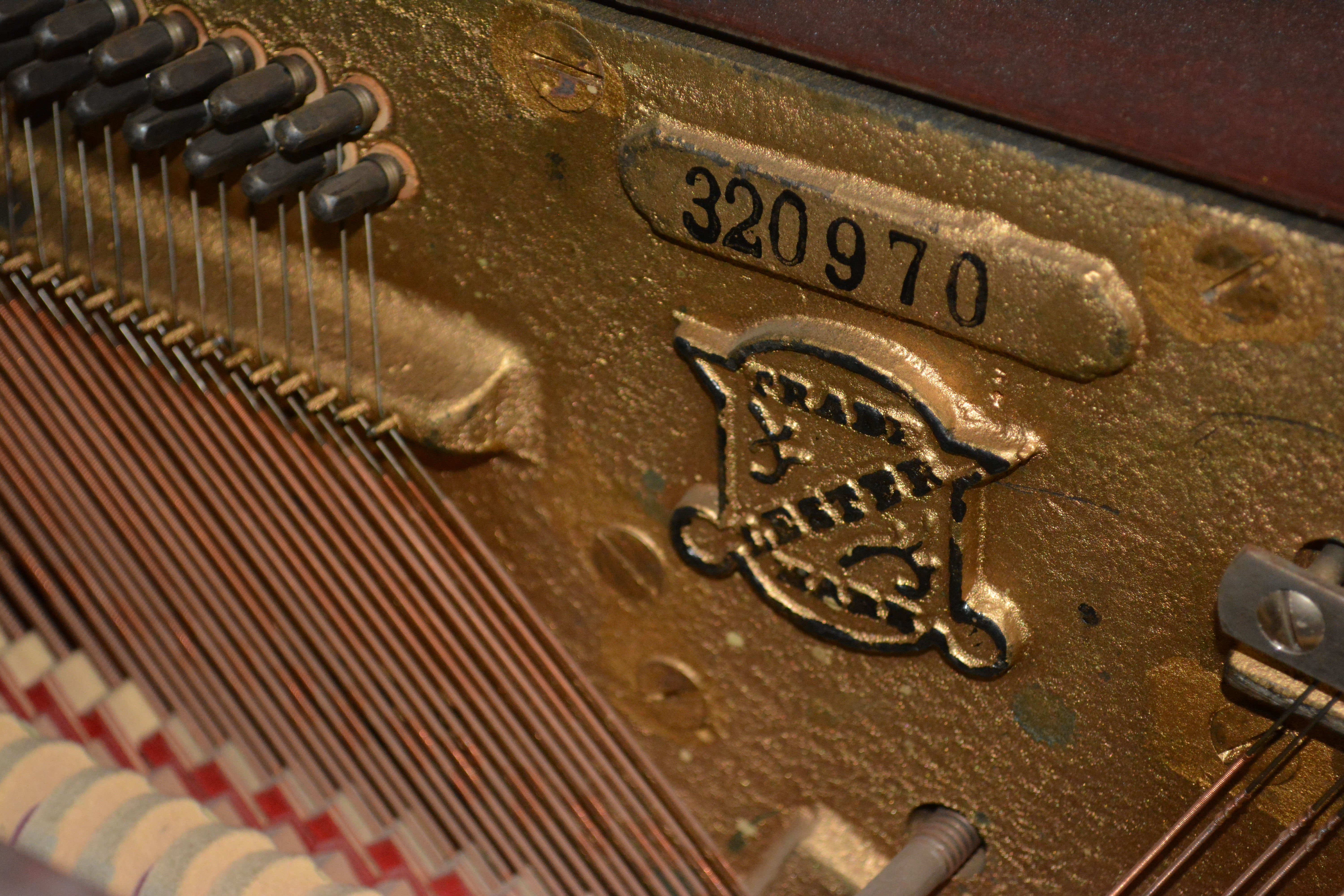 1960s Betsy Ross Spinet Upright Piano by Lester