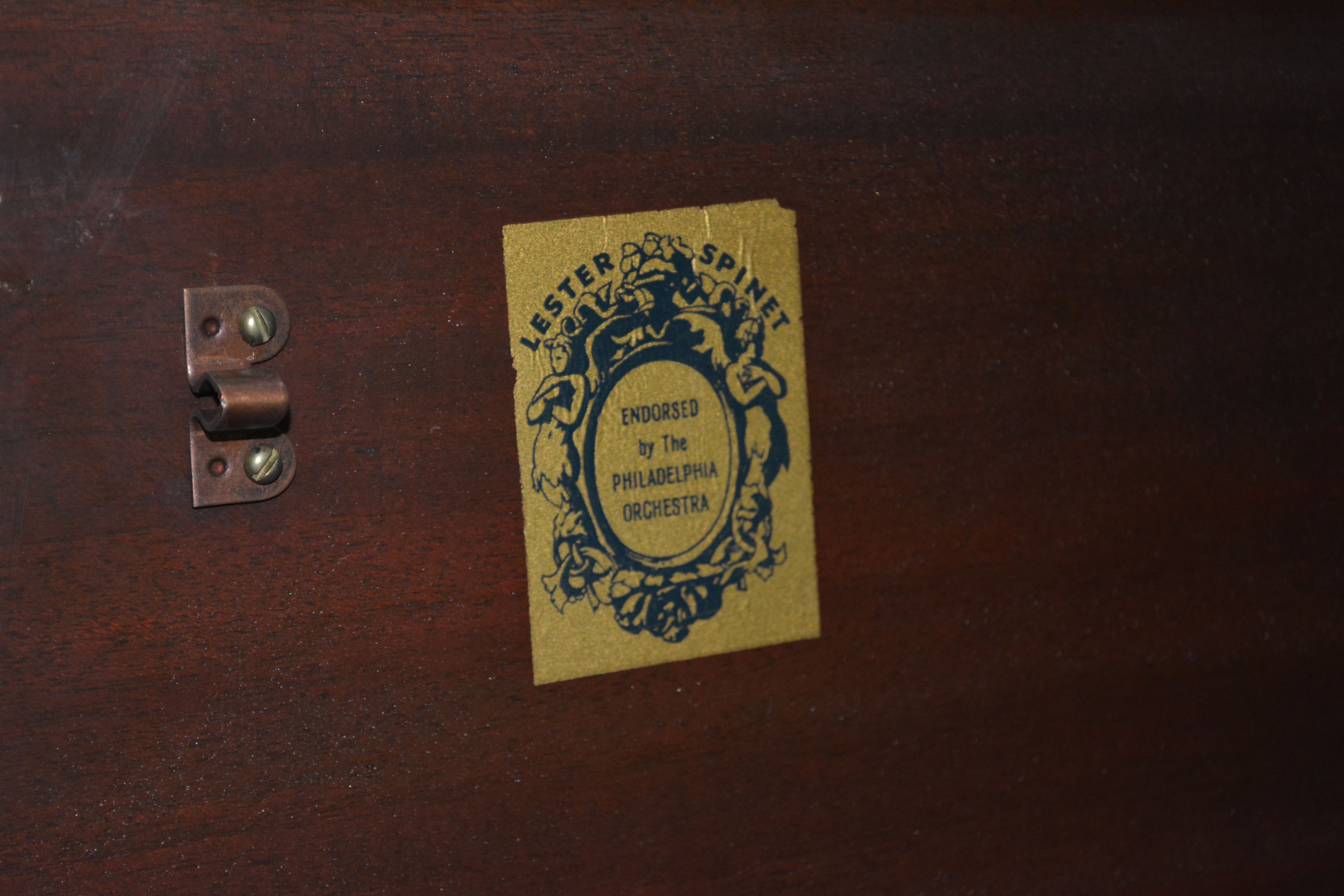 1960s Betsy Ross Spinet Upright Piano by Lester