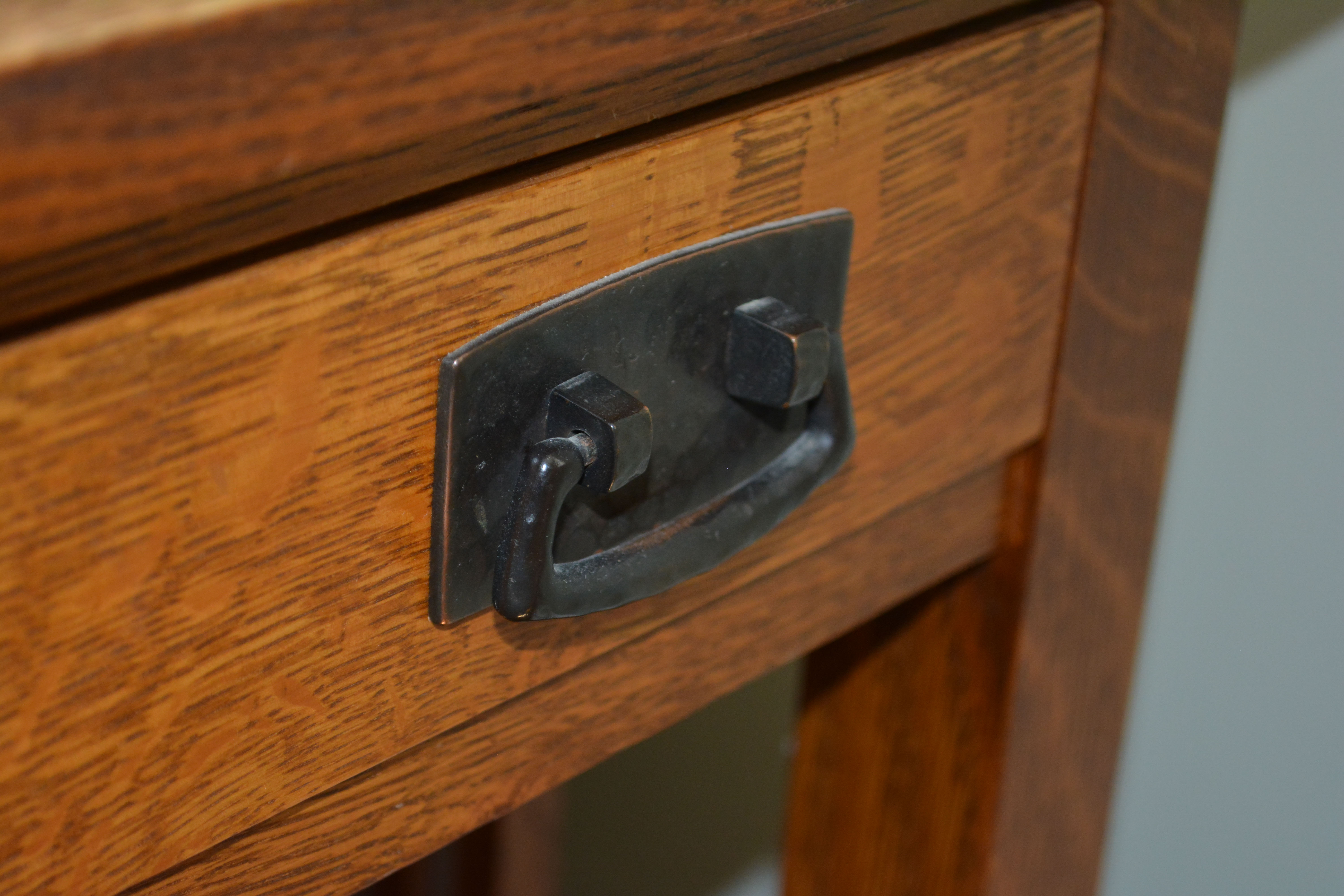 Mission Style Oak Writing Desk by Stickley