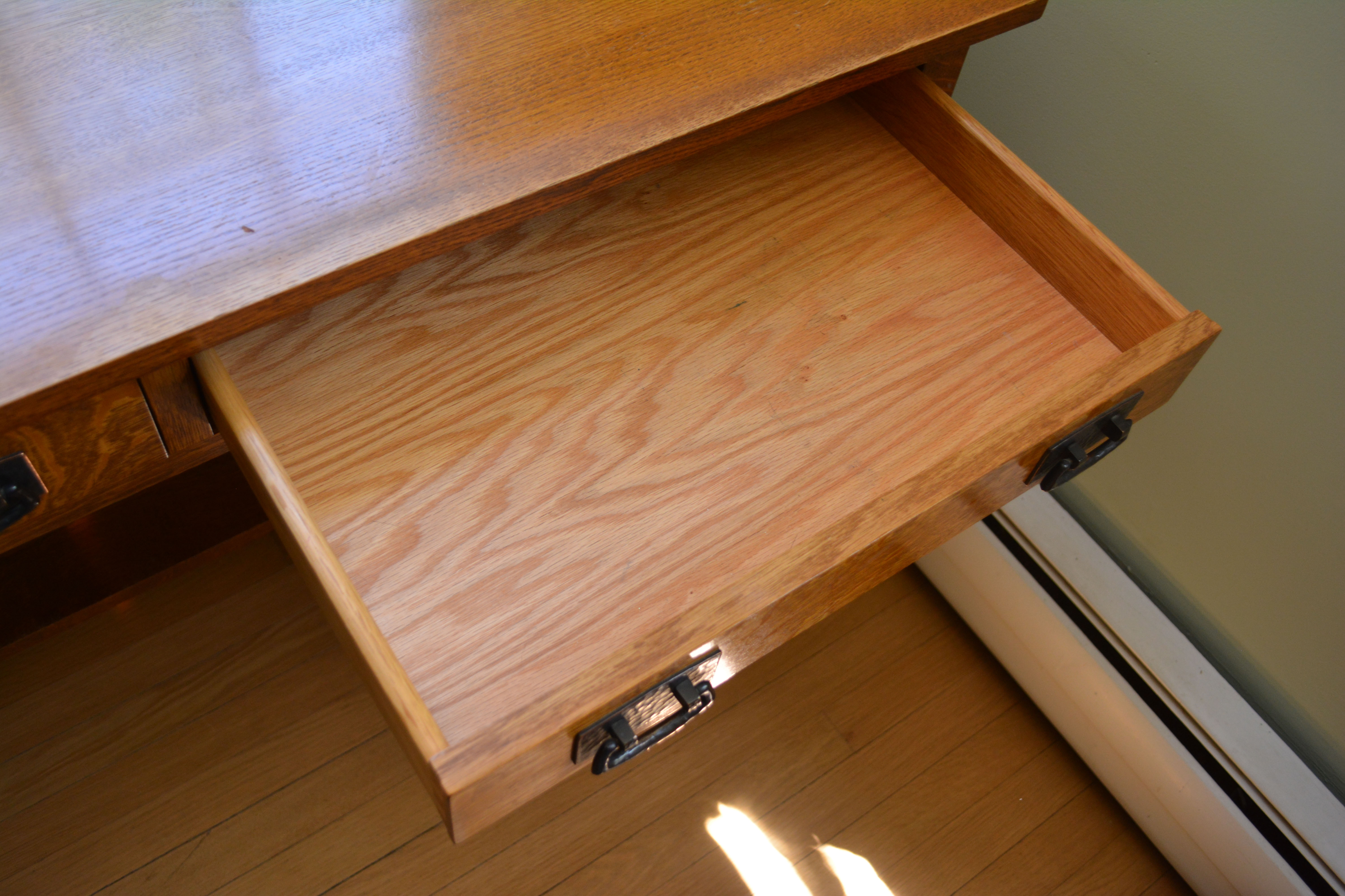 Mission Style Oak Writing Desk by Stickley