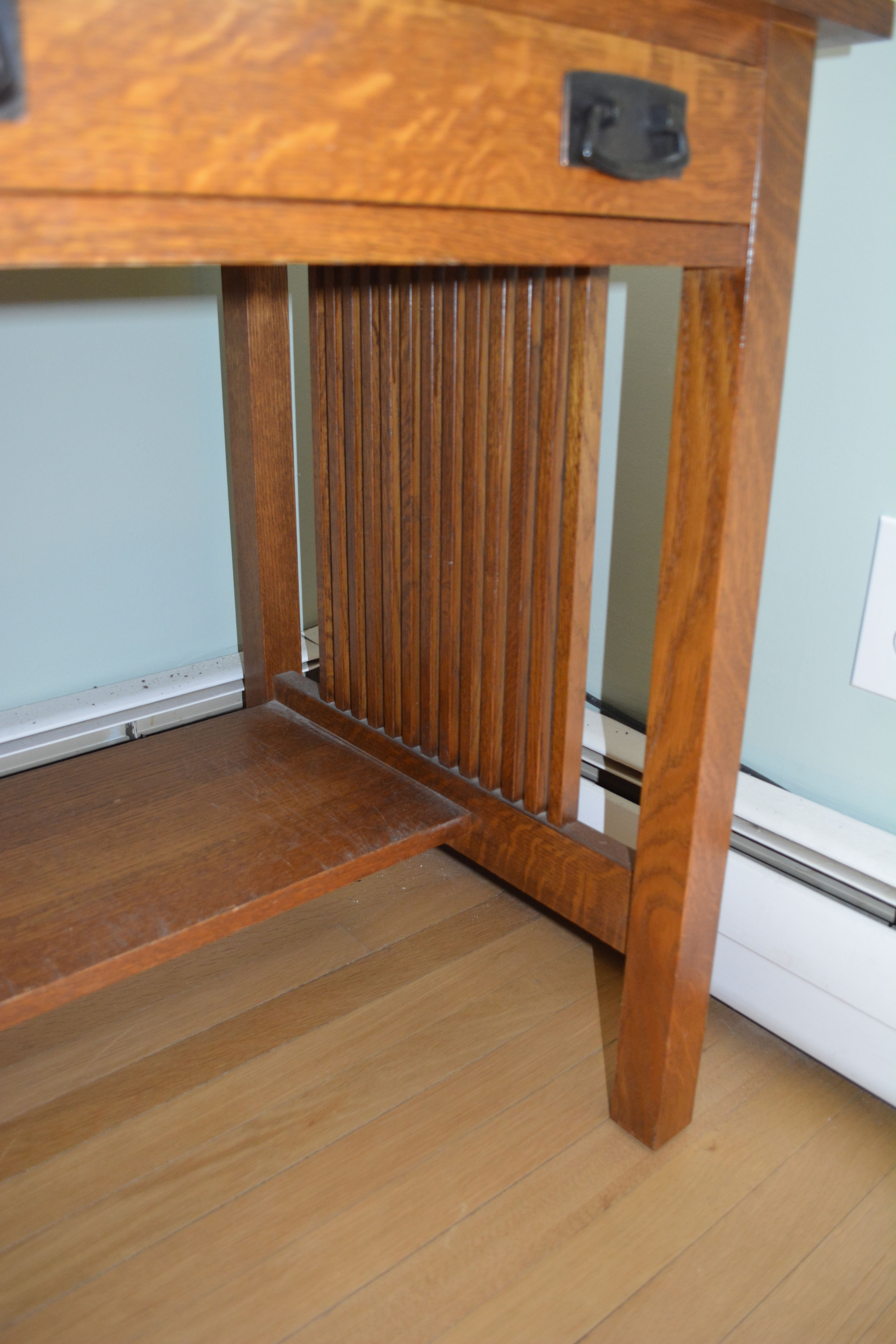 Mission Style Oak Writing Desk by Stickley