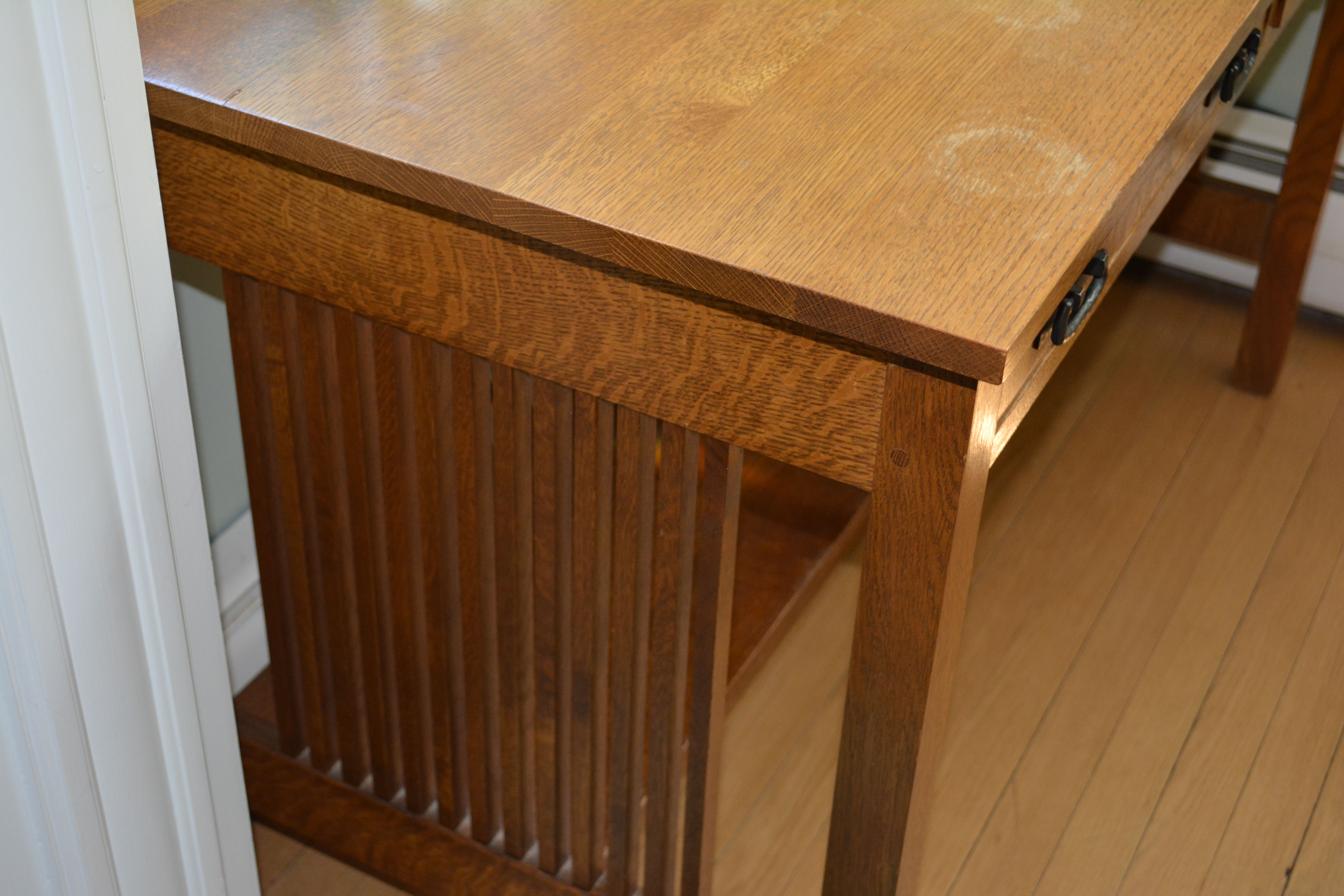 Mission Style Oak Writing Desk by Stickley