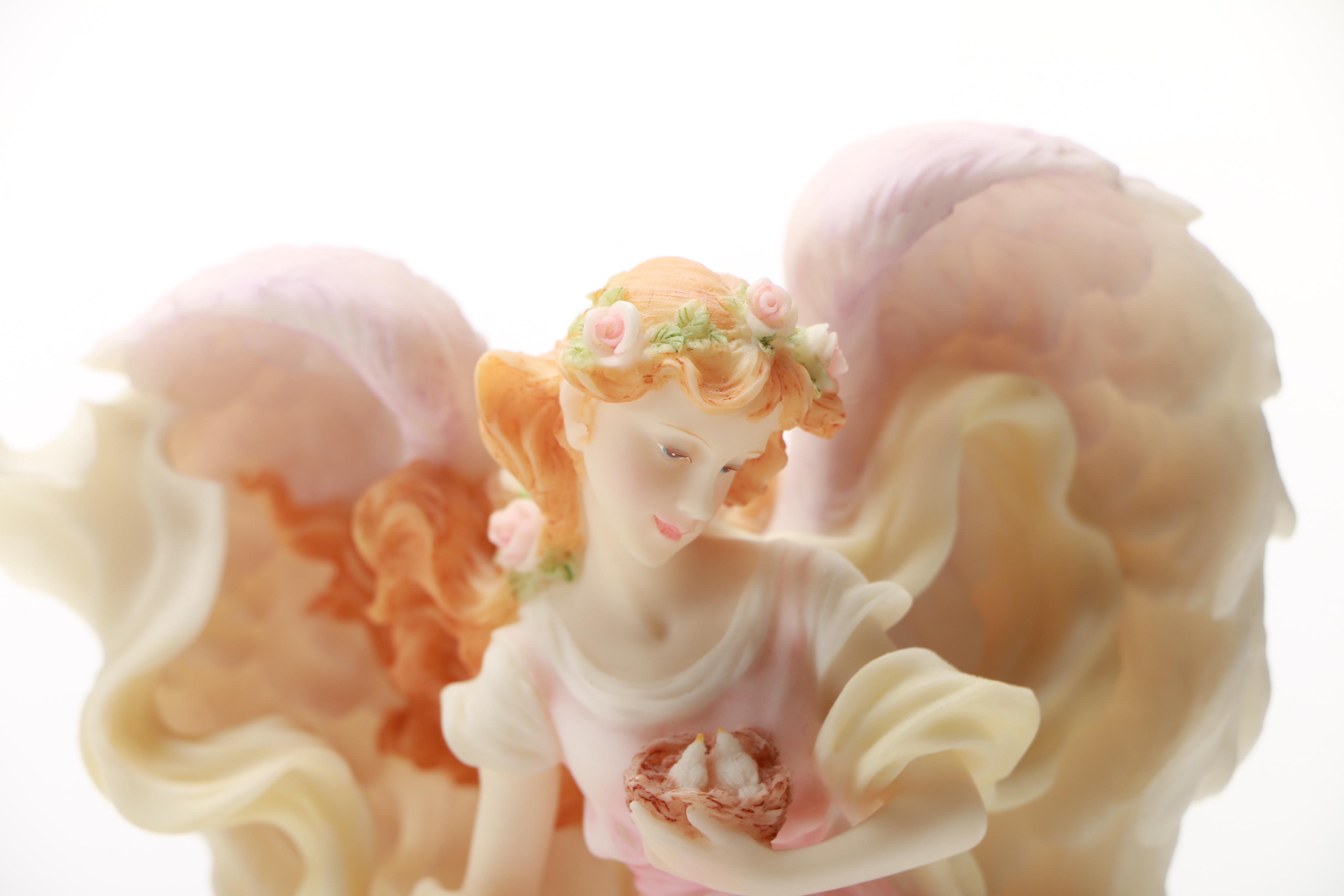 Roman, Inc "Leah" and "Morgan" Seraphim Classics Figurines