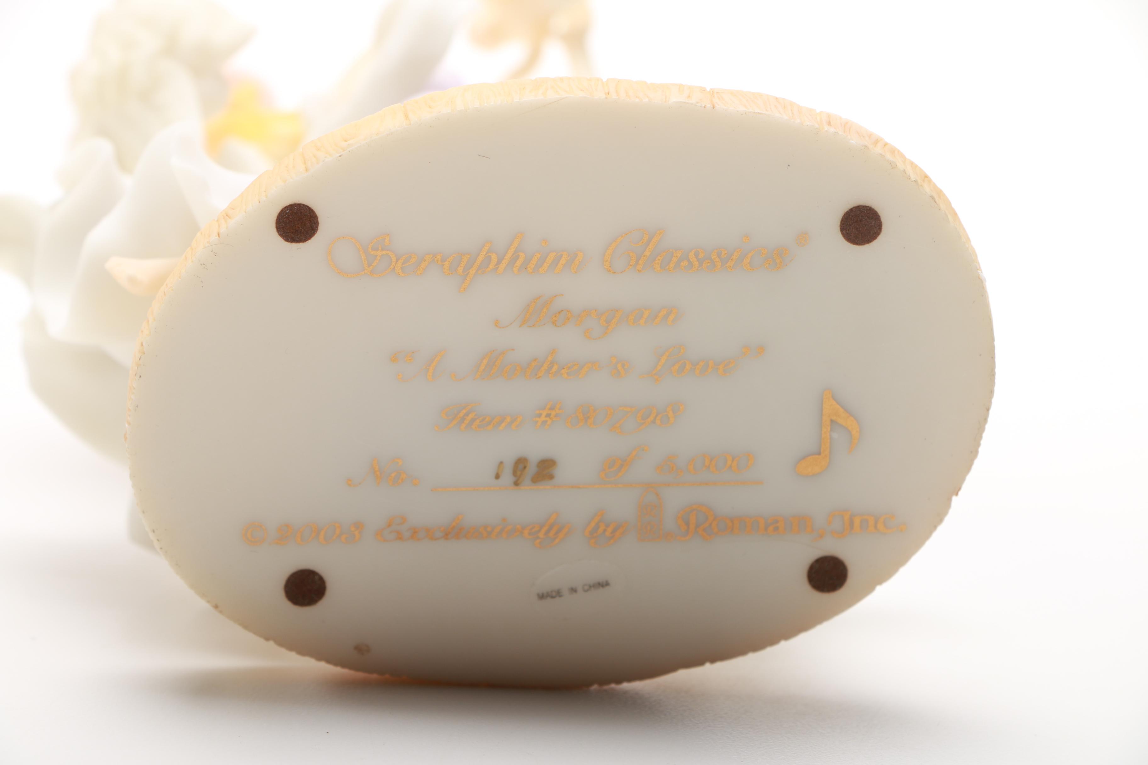 Roman, Inc "Leah" and "Morgan" Seraphim Classics Figurines