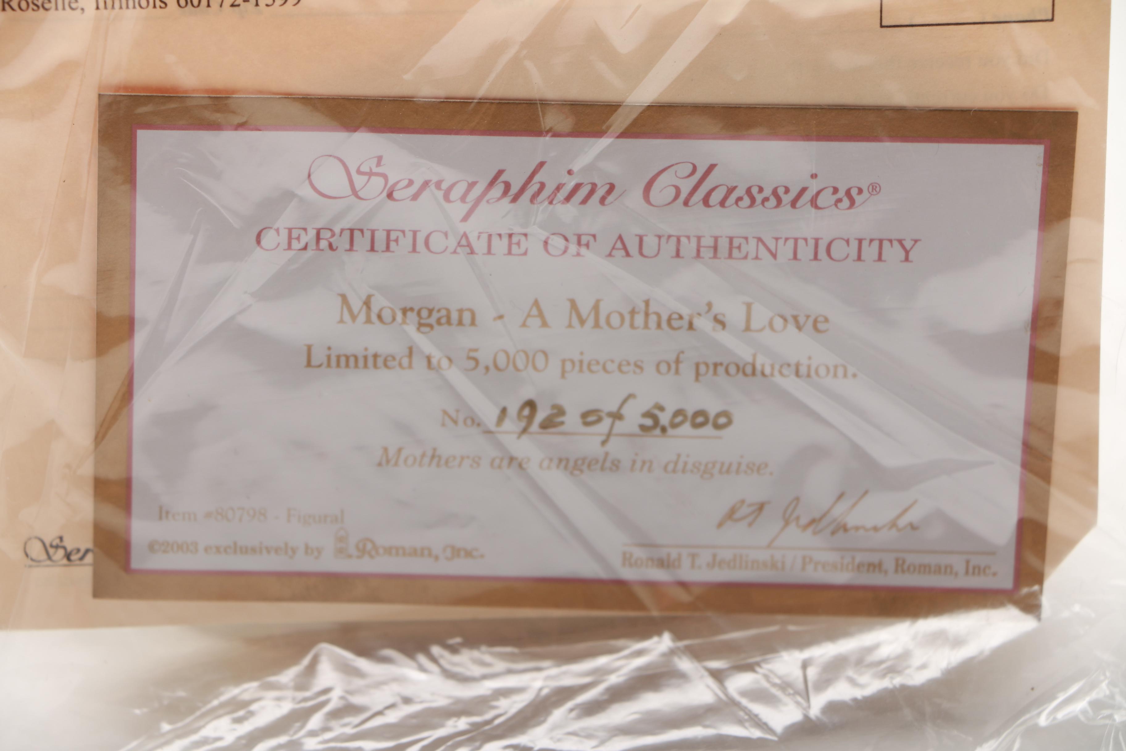 Roman, Inc "Leah" and "Morgan" Seraphim Classics Figurines