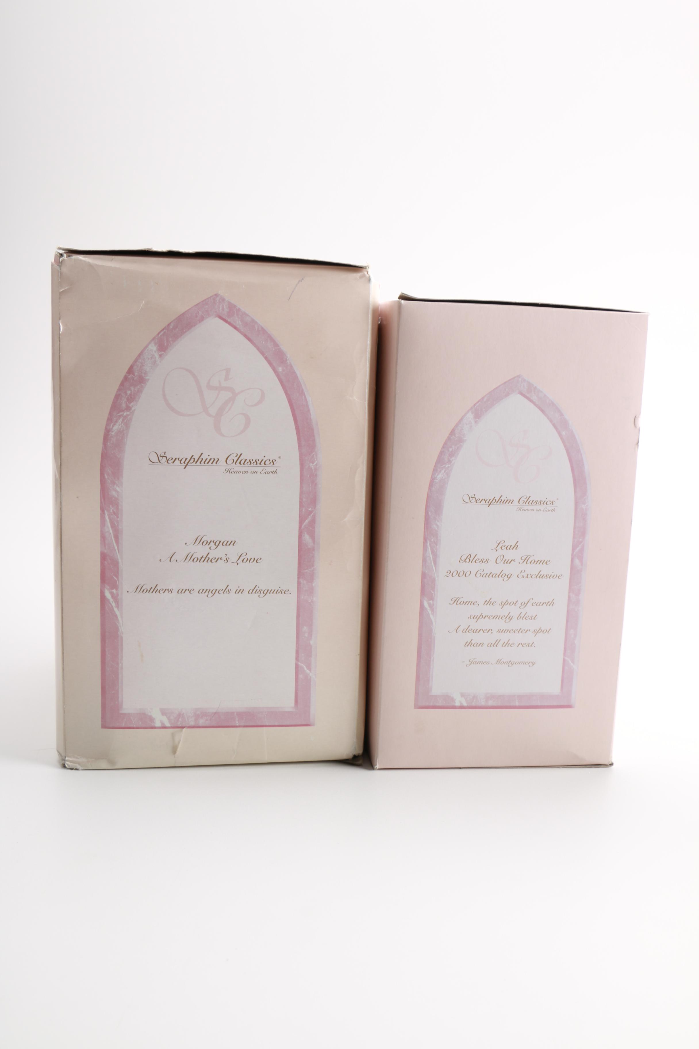 Roman, Inc "Leah" and "Morgan" Seraphim Classics Figurines