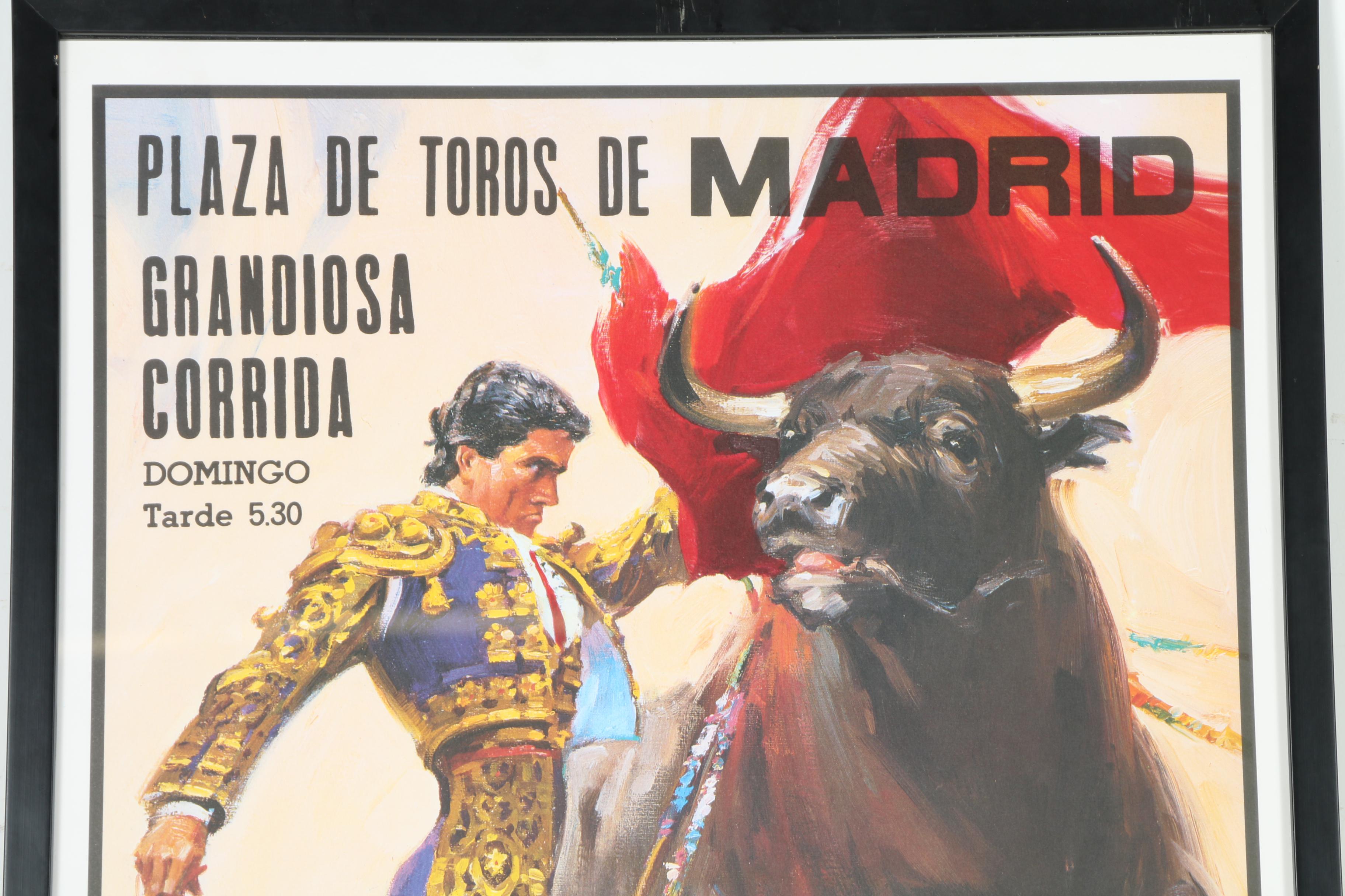 After Vicenç Badalona Ballestar Offset Lithograph "Paquirri" Bullfighting Poster
