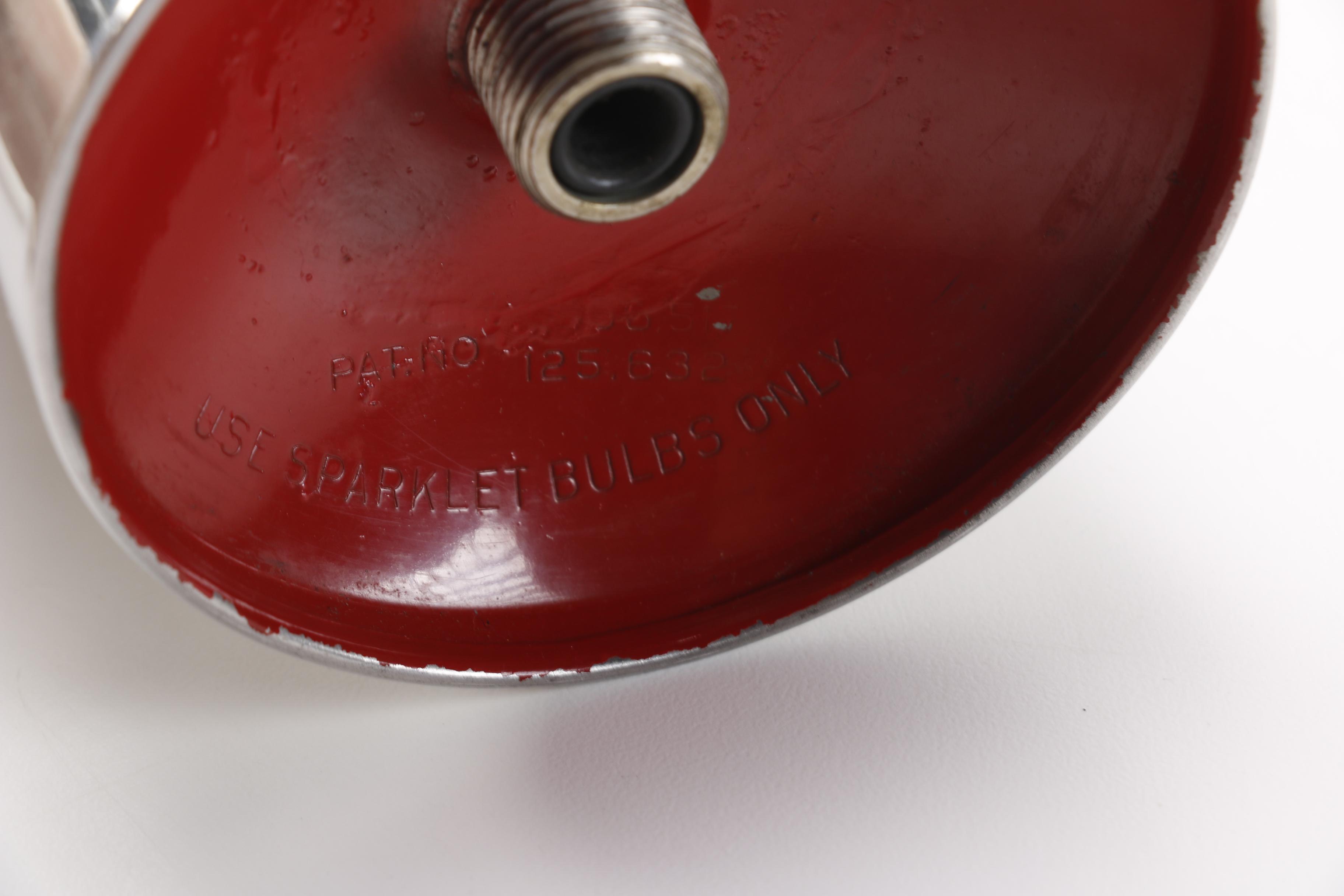 Vintage Seltzer Dispenser and Colony Highball Glasses