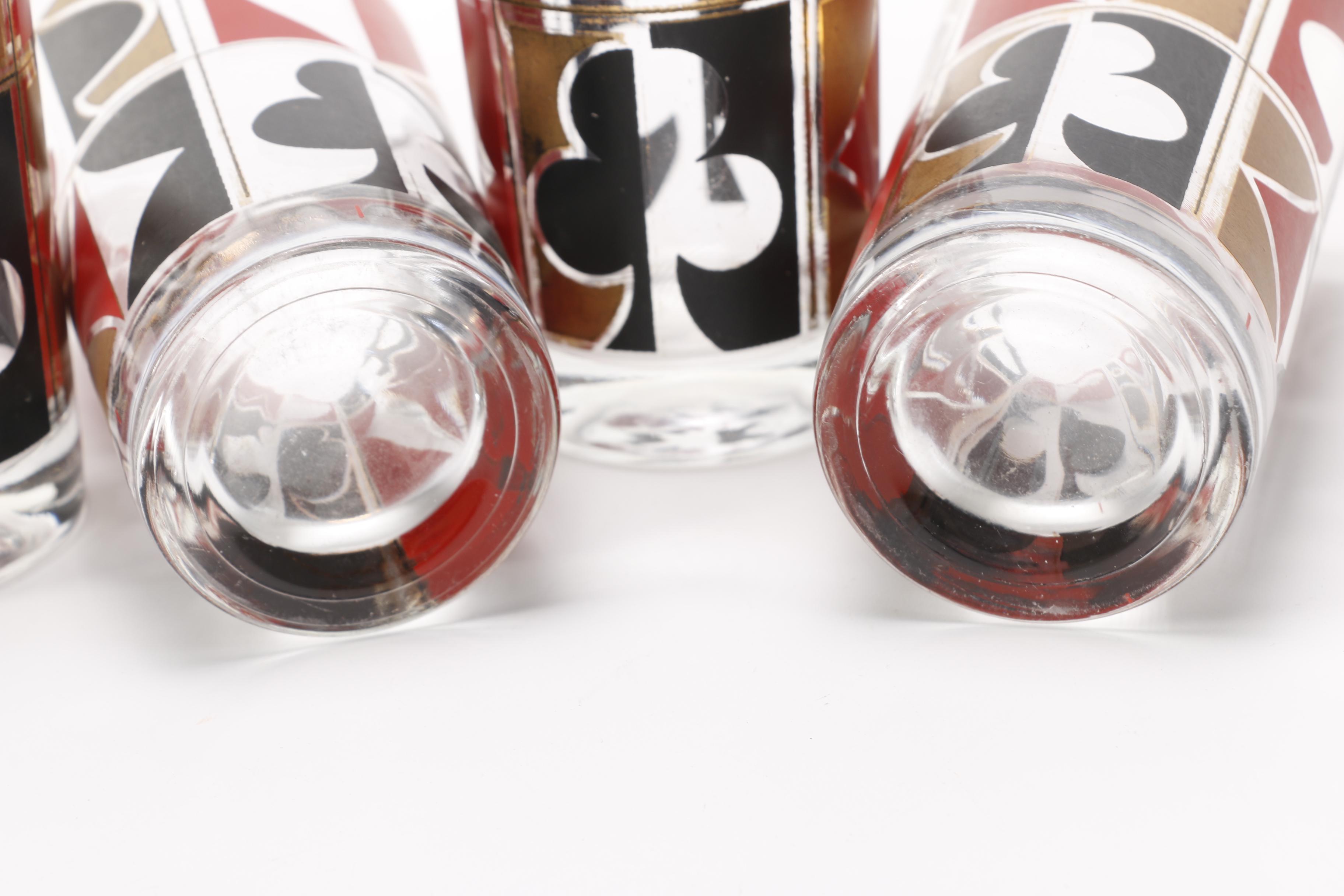 Vintage Seltzer Dispenser and Colony Highball Glasses