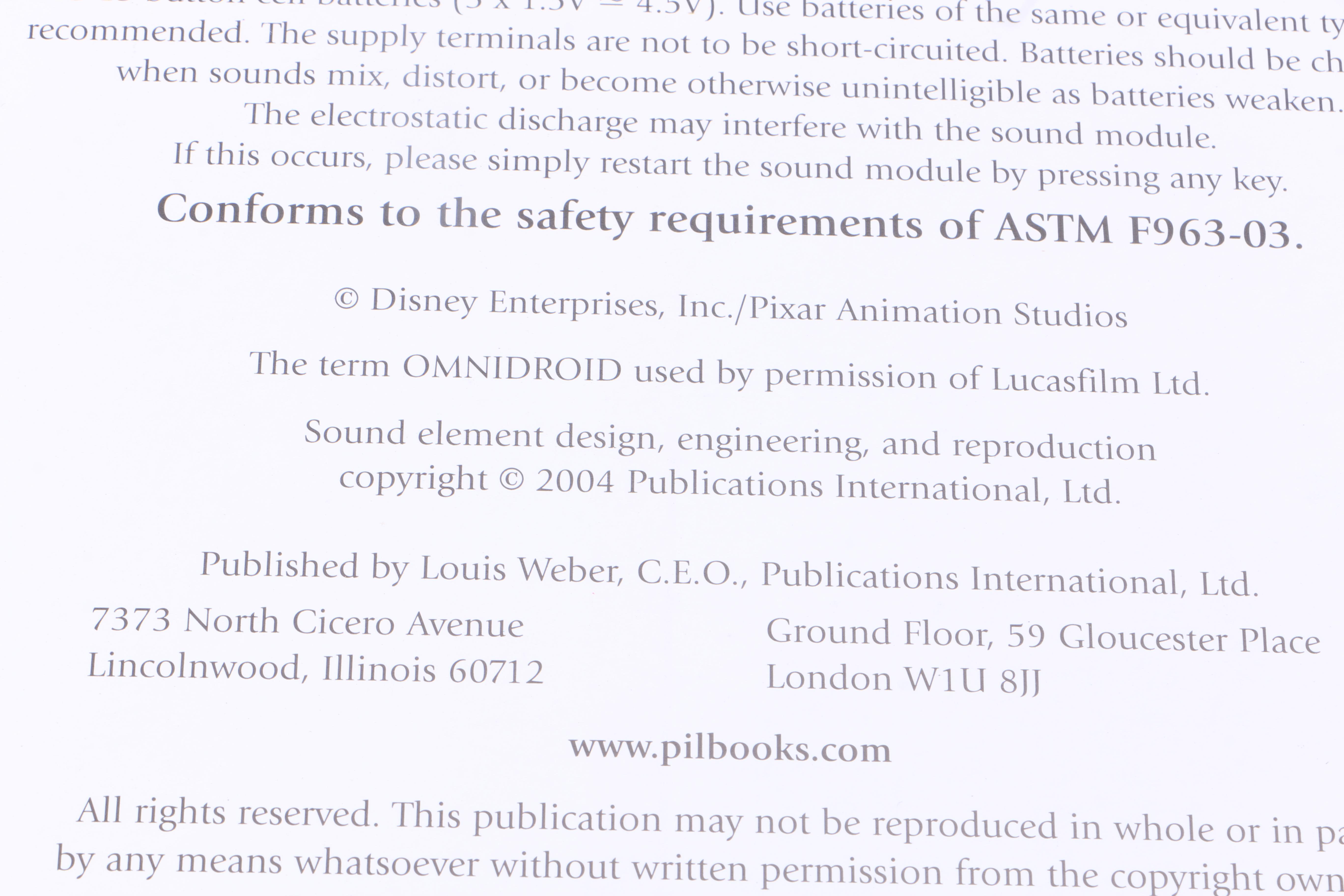 Plush Bird Toys and "Incredibles" Sound Effect Story Book