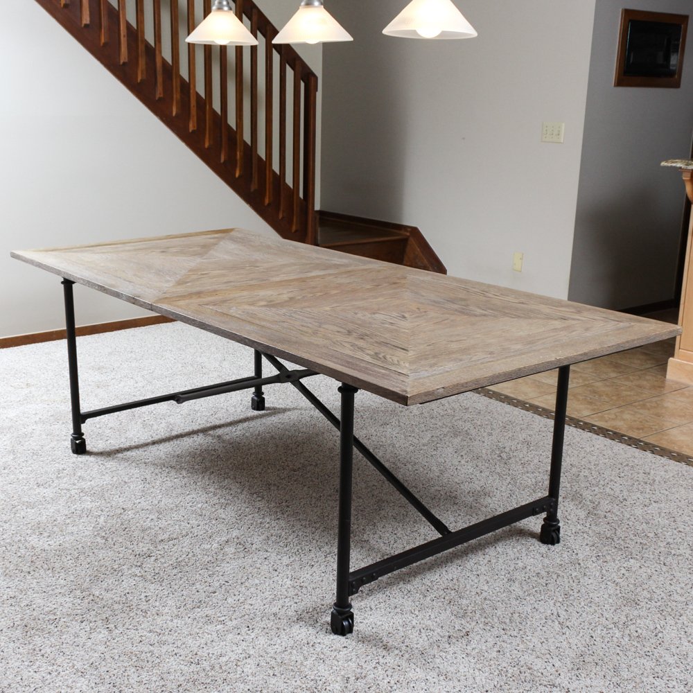 Industrial Style Dining Table