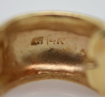 14K Yellow Gold Diamond Huggie Hoop Pierced Earrings