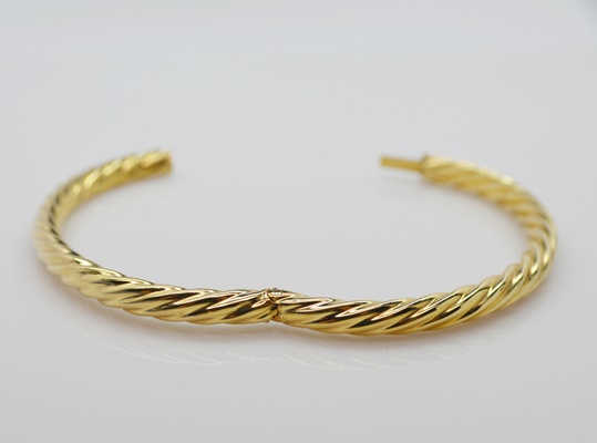 14K Yellow Gold Bangle